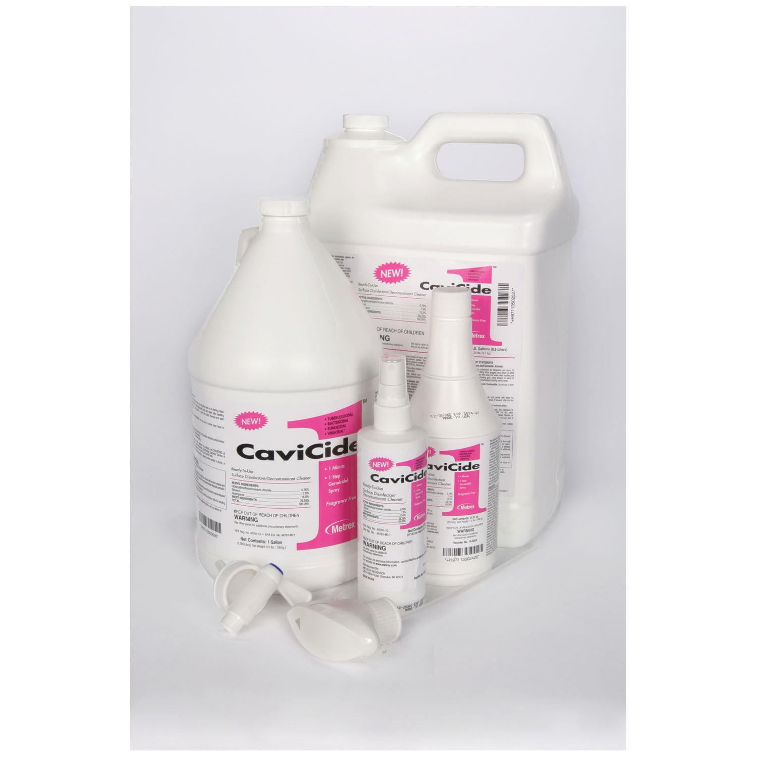METREX ™ SURFACE DISINFECTANT CaviCide1, 2.5 Gallon, 2/cs