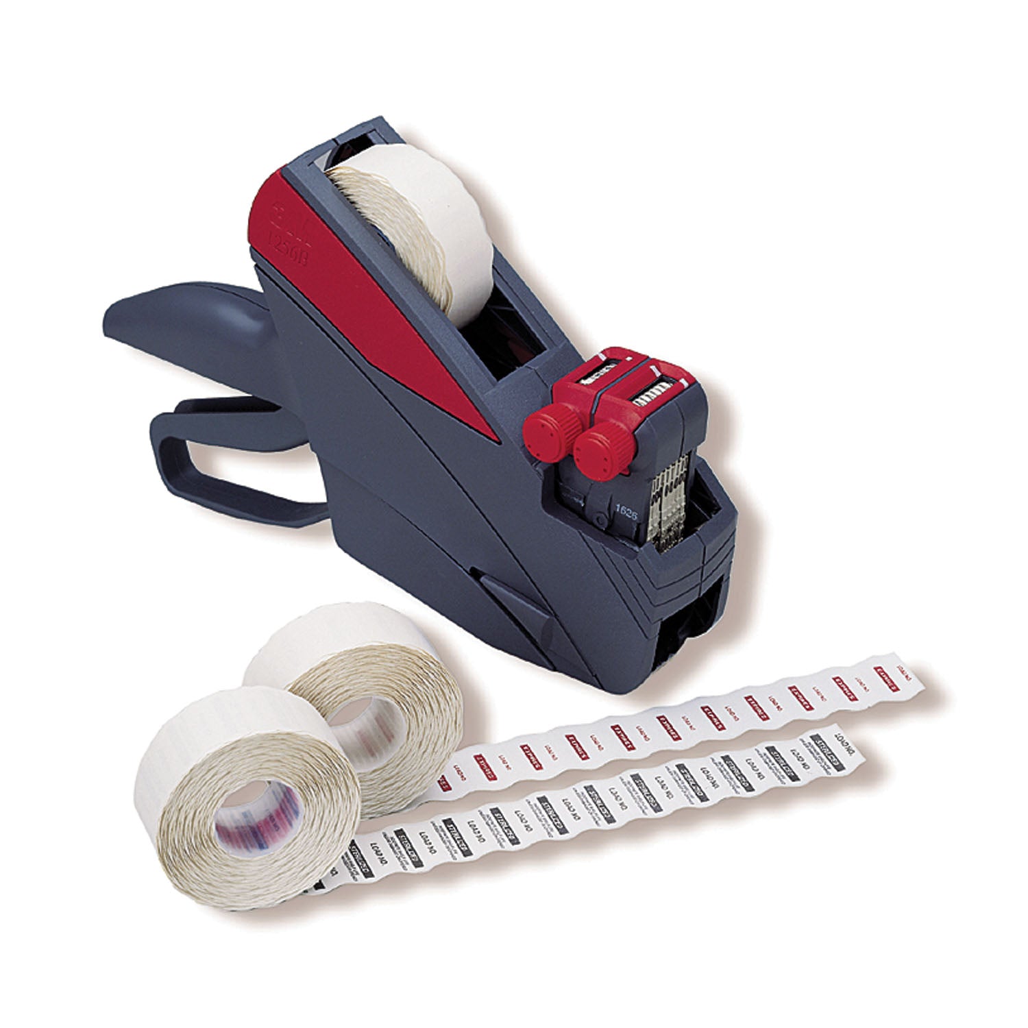 SOLVENTUM COMPLY™ LABEL GUN SYSTEM "Red Label \"Expires\", For 1256, 1256A, 1256B Label Applicators, 1125/rl, 12 rl/cs "