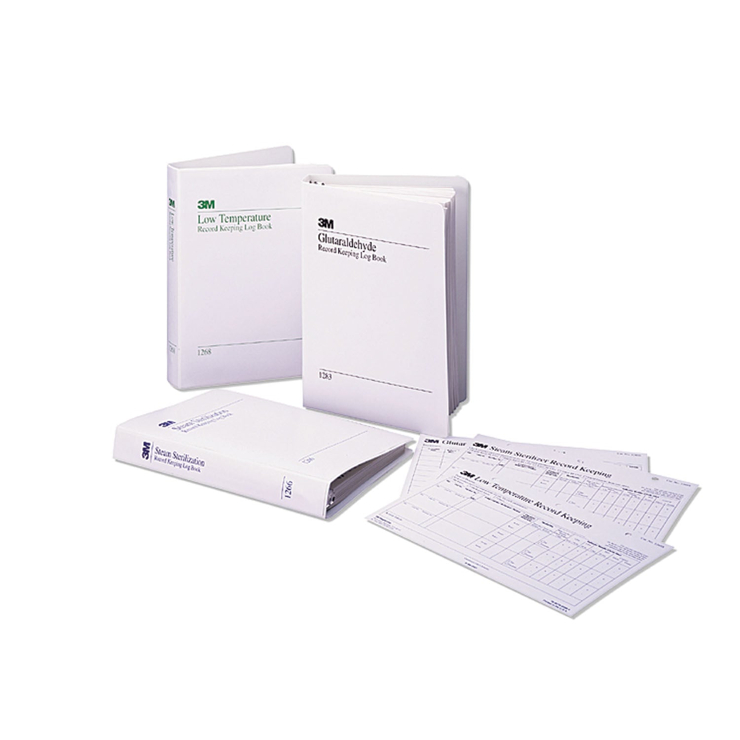 SOLVENTUM ATTEST™ LOG BOOKS & RECORD CHARTS Log Book with 50 Record Charts for Use with Atteest 1291 or 1292