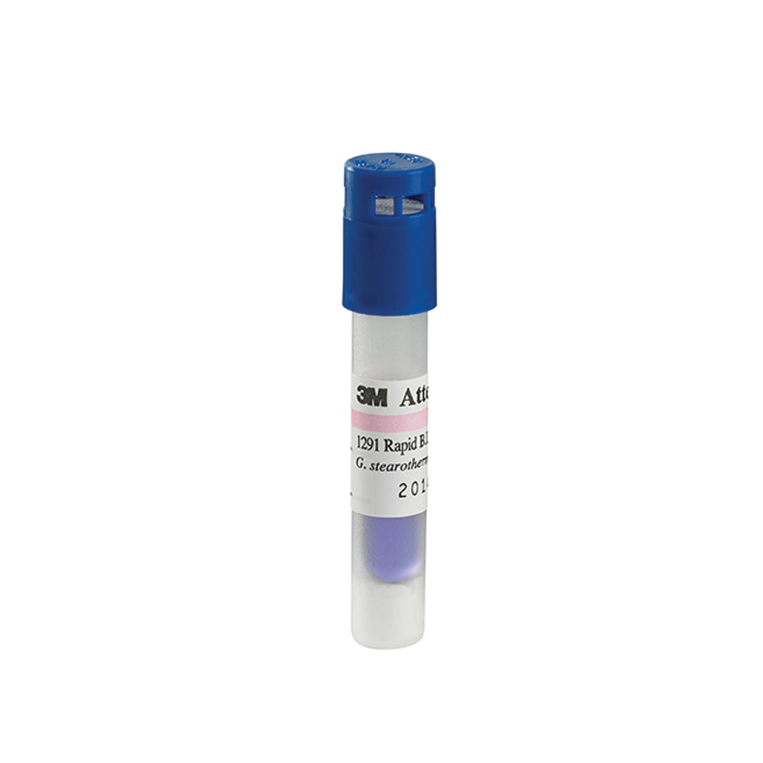 SOLVENTUM ATTEST™ RAPID READOUT BIOLOGICAL INDICATORS & TEST PACKS Rapid Readout for Steam 270°F/ 132°C Gravity Displacement Sterilizers, 1 Hour Readout, Blue Cap, 50/bx, 4 bx/cs