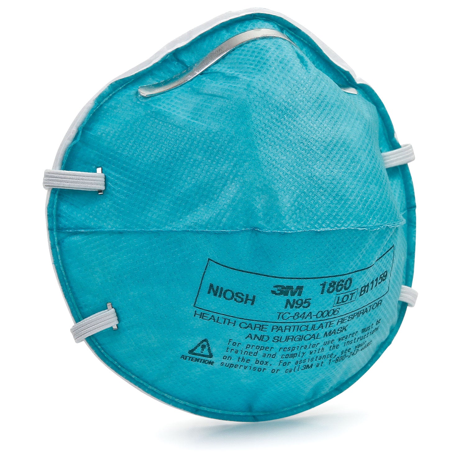 3M™ PSD N95 PARTICULATE RESPIRATOR & SURGICAL MASK Regular Particulate Respirator Mask Cone Molded, 20/bx, 6 bx/cs