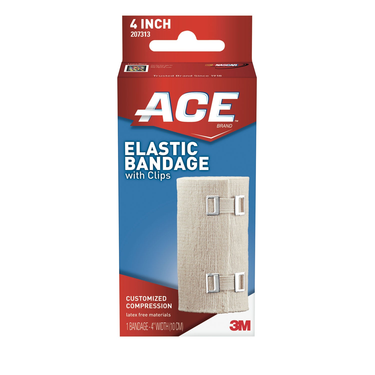 3M™ PSD ACE™ BRAND ELASTIC BANDAGES "4\" Elastic Bandage with Clips, 72/cs "