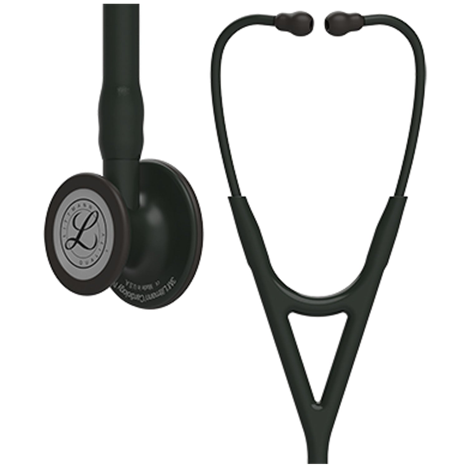 SOLVENTUM LITTMANN® CARDIOLOGY IV™ STETHOSCOPE Stethoscope, Black Finish Chestpiece, Black Tube, 27"