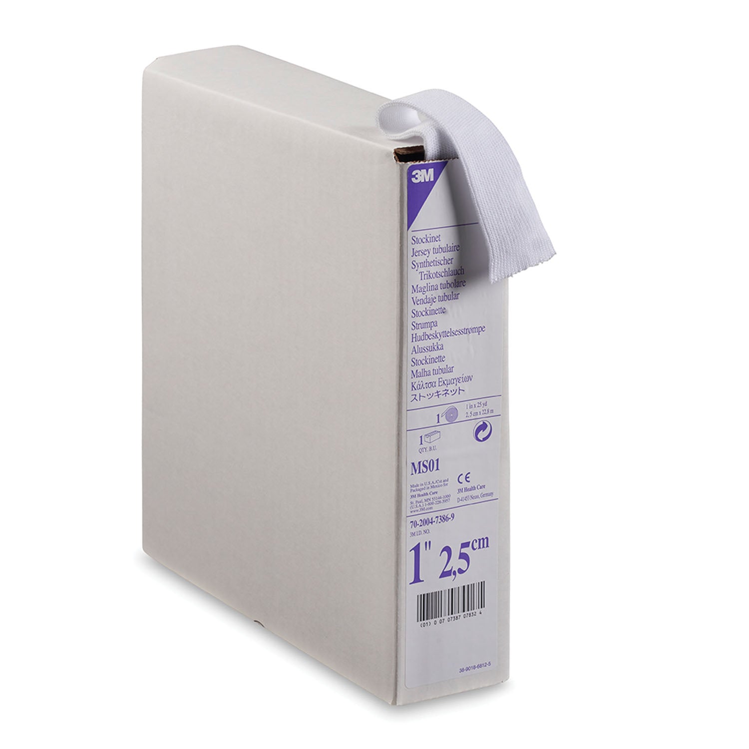 SOLVENTUM SYNTHETIC CAST STOCKINET Synthetic Cast Stockinet, 1"