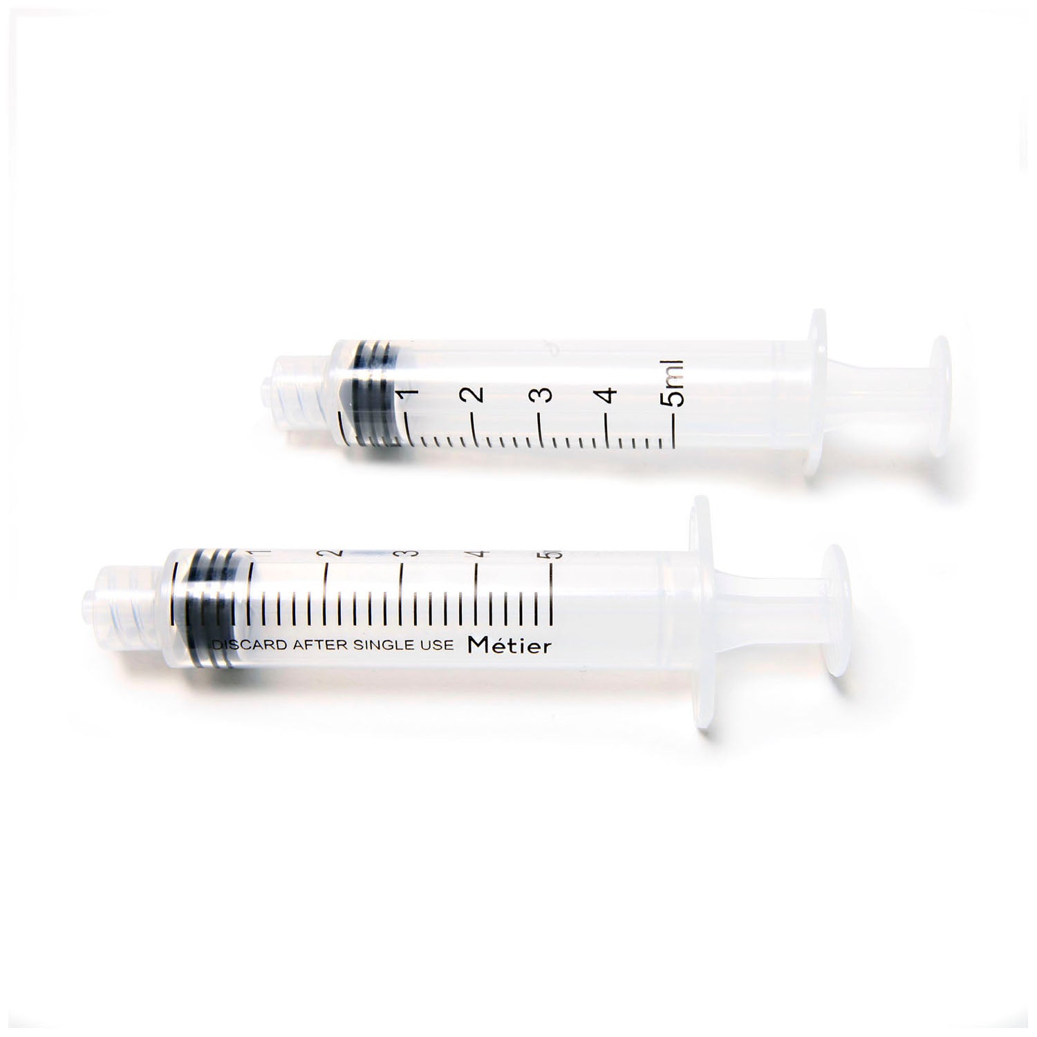 METIER MEDICAL STANDARD SYRINGE - LUER LOCK Hypodermic Standard Syringe, Disposable, 5mL, 100/bx, 12 bx/cs