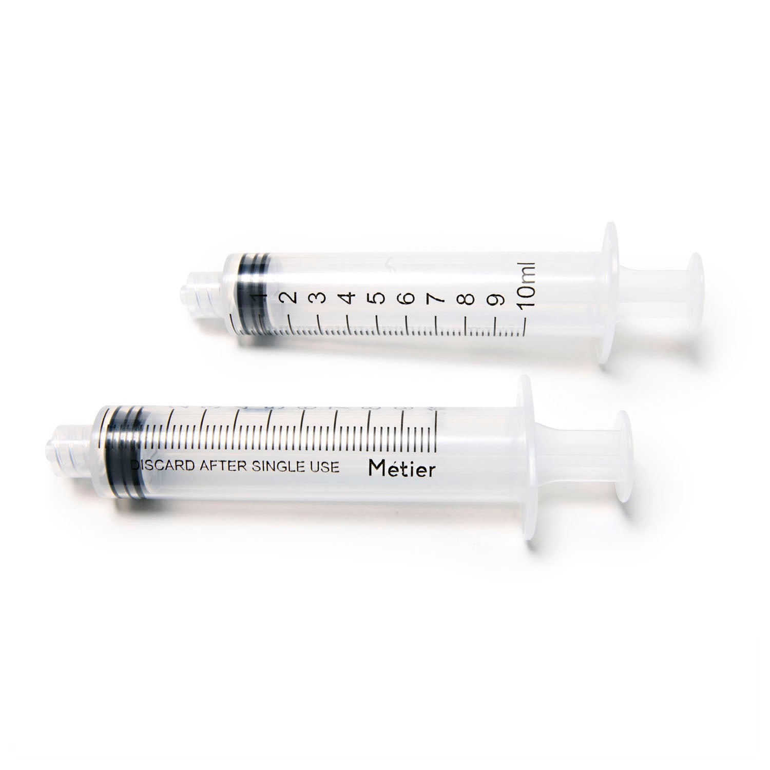 METIER MEDICAL STANDARD SYRINGE - LUER LOCK Hypodermic Standard Syringe, Disposable, 10mL, 100/bx, 12 bx/cs