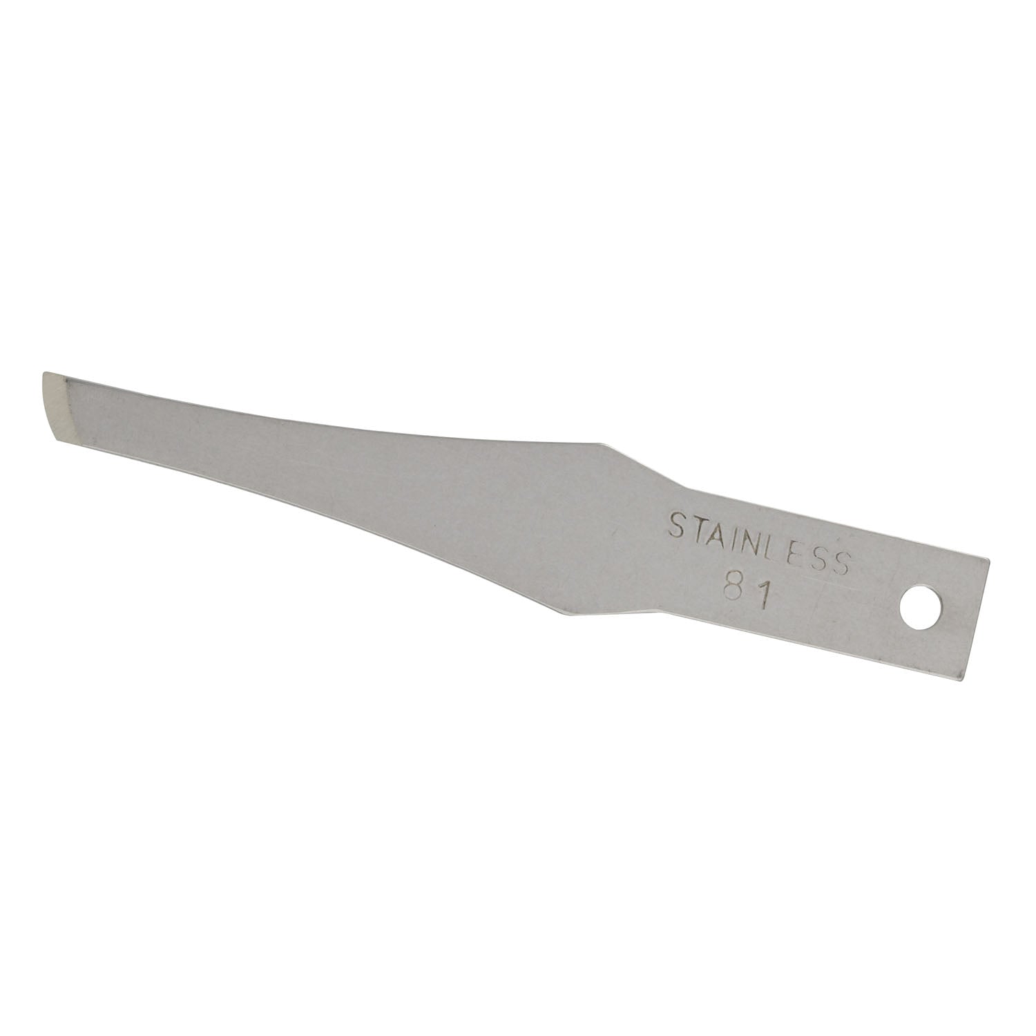 MYCO GLASSVAN® SPECIALTY BLADES Podiatry Chisel Blade, #8100, Stainless, 12/bx (Available for Sale in US & Canada)