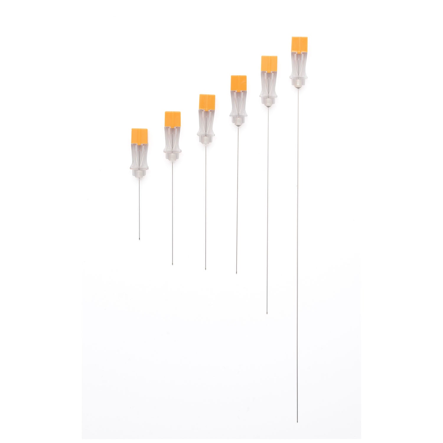 MYCO RELI® QUINCKE POINT SPINAL NEEDLES "Long Spinal Needle, 25G x 5\", Orange, 25/bx, 4 bx/cs "