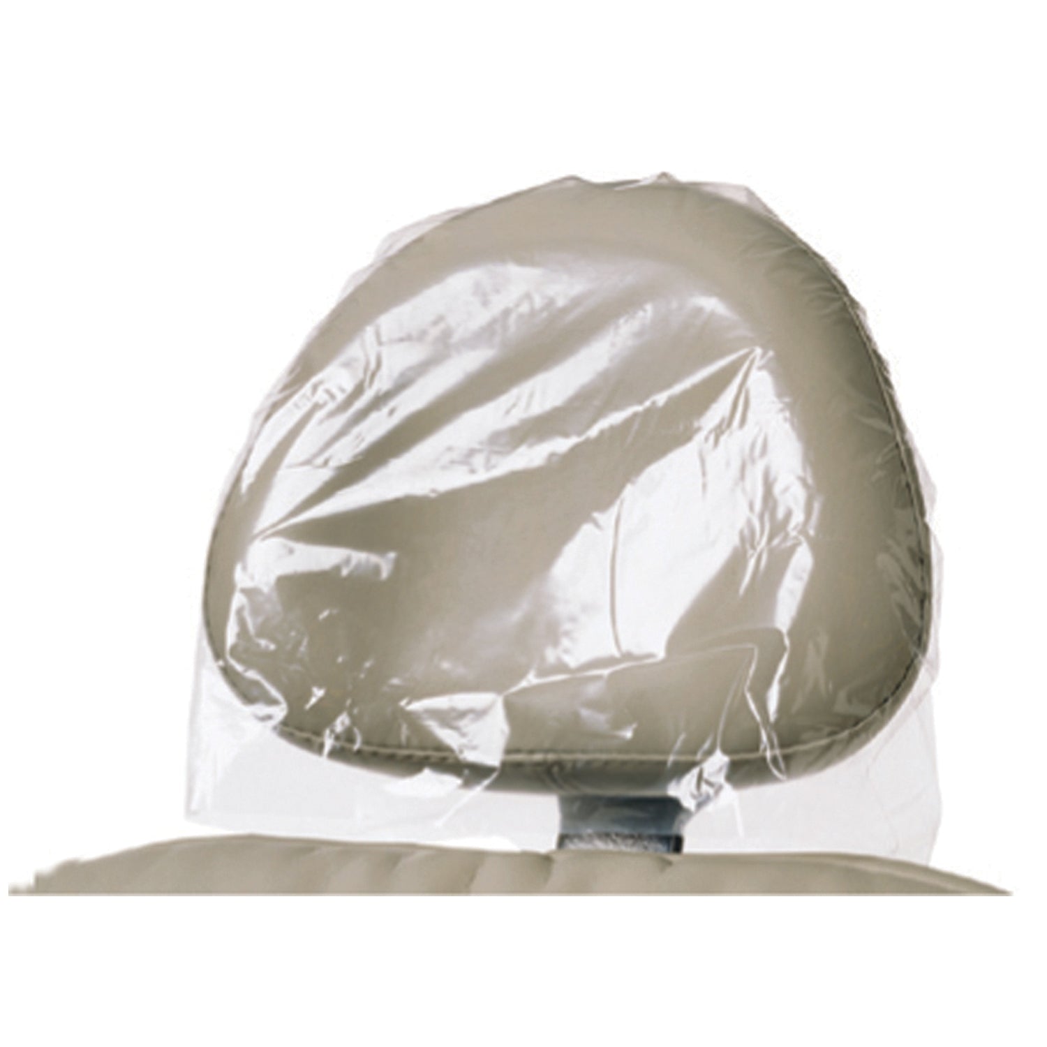 MYDENT DEFEND HEADREST COVERS "Headrest Covers, 9.5\" x 14\", Clear, Plastic, 250/bx"