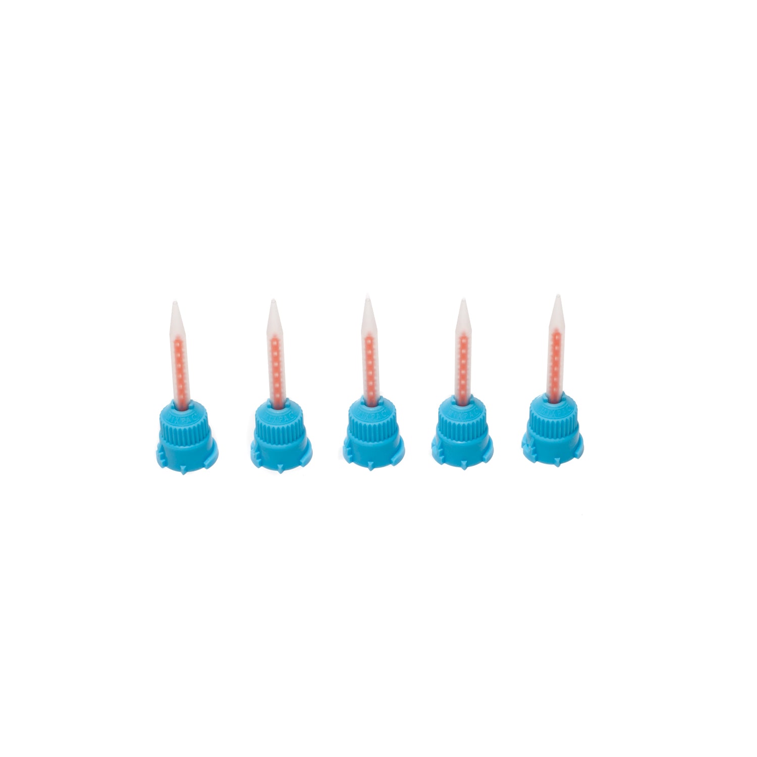 PRO ADVANTAGE® T-MIXER MIXING TIPS Temporary Crown & Bridge T-Mixer Mixing Tips, Blue, 4:1 & 10:1 Ratio, 25/bg