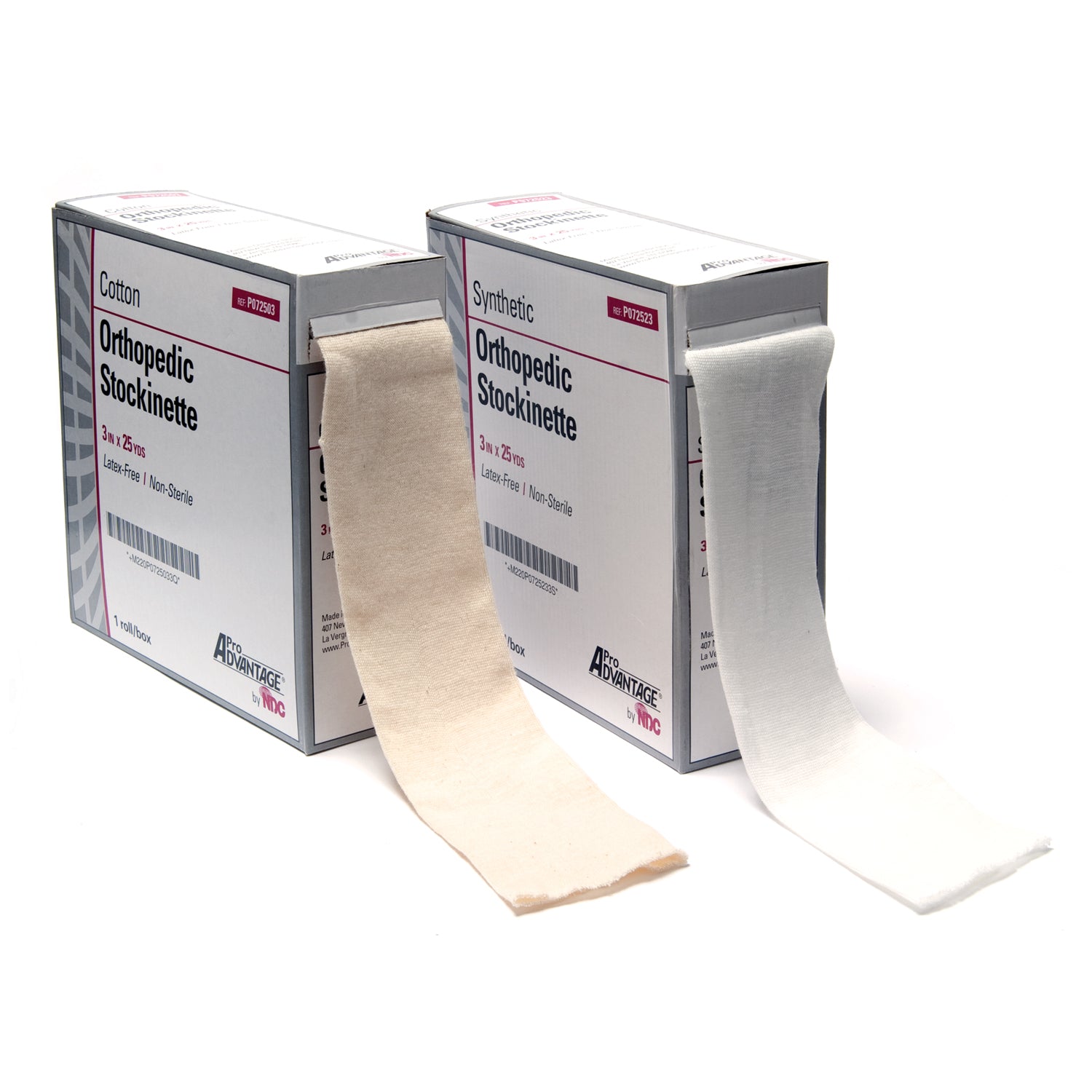 PRO ADVANTAGE® STOCKINETTES "Stockinette, Cotton, 2\" x 25 yd/bx"