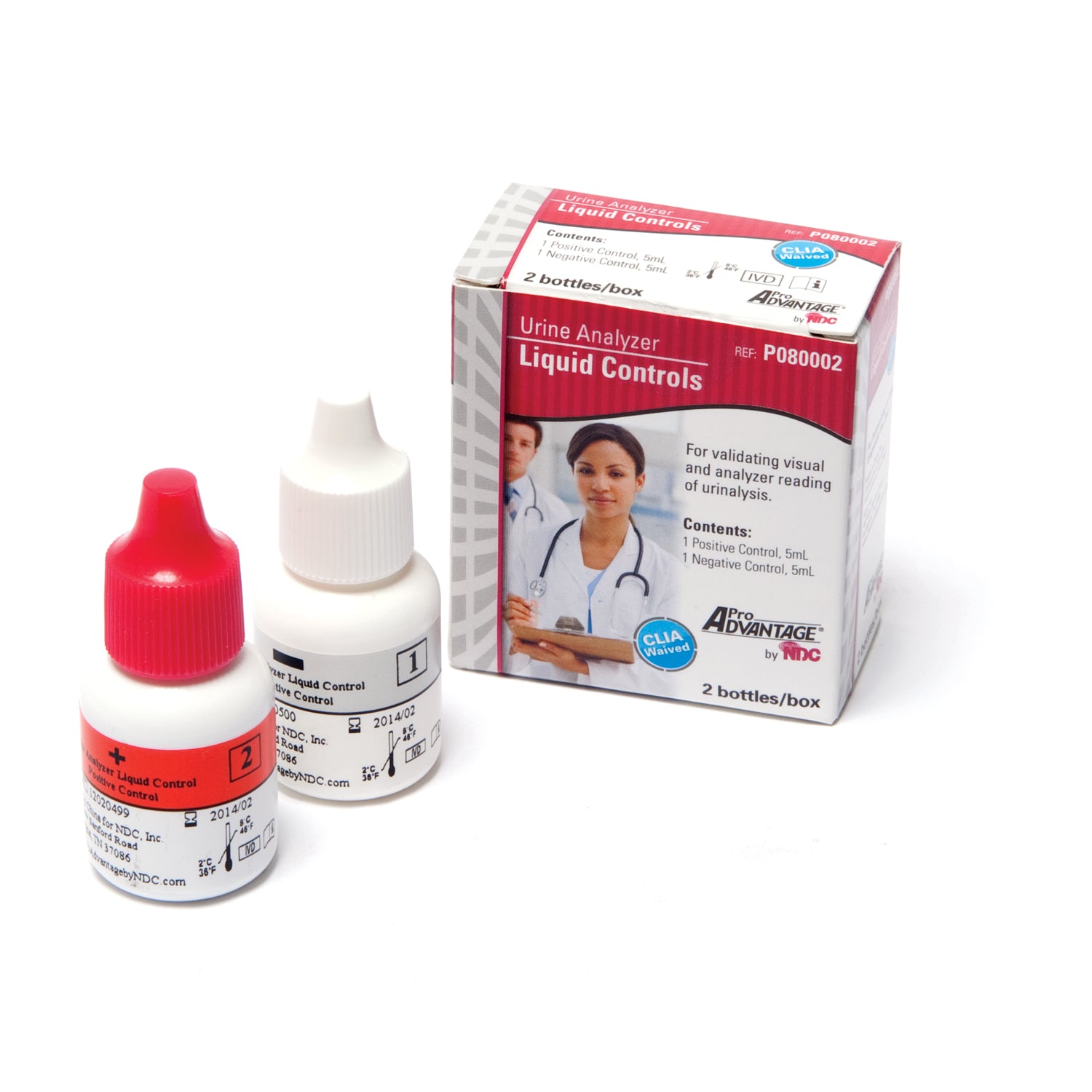 PRO ADVANTAGE® URINE CONTROLS Liquid Controls Contains: (1) 5mL Btl Positive Control & (1) 5mL Negative Control (Ships on ice) (Not Available For Sale into Canada)