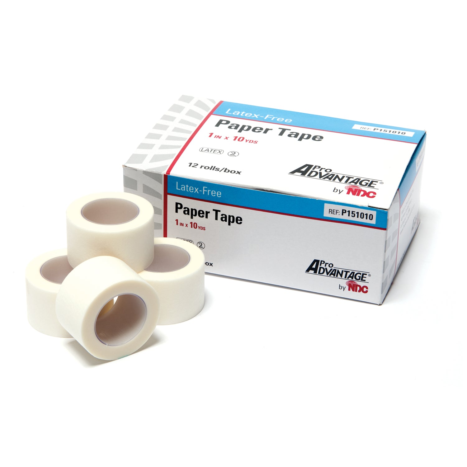 PRO ADVANTAGE® PAPER SURGICAL TAPES Paper Tape, 1" x 10 yds, 12/bx, 12 bx/cs
