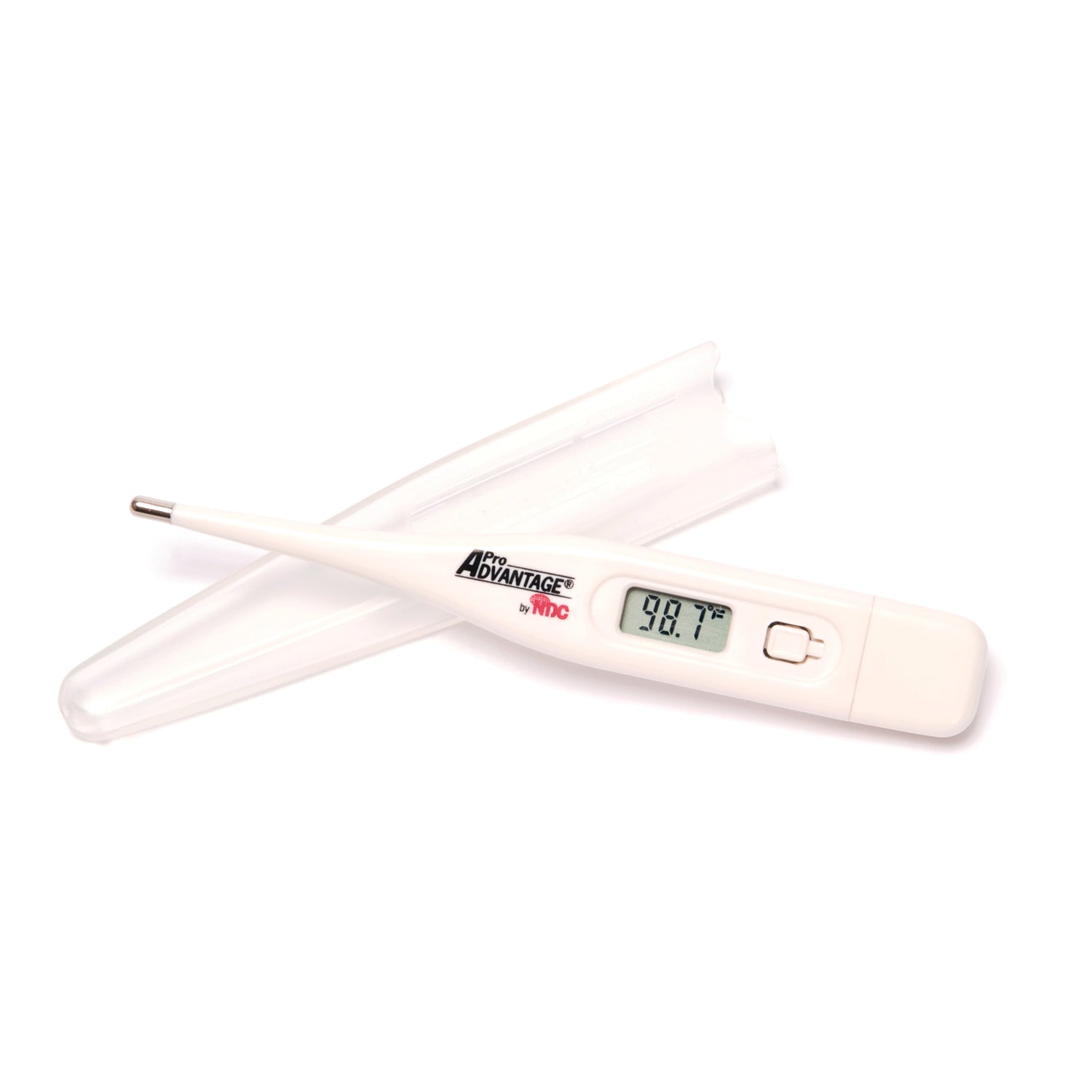 PRO ADVANTAGE® DIGITAL THERMOMETER KIT Digital Thermometer with 5 Thermometer Sheaths, 12/bx (12/cs 60 cs/plt) (090375)