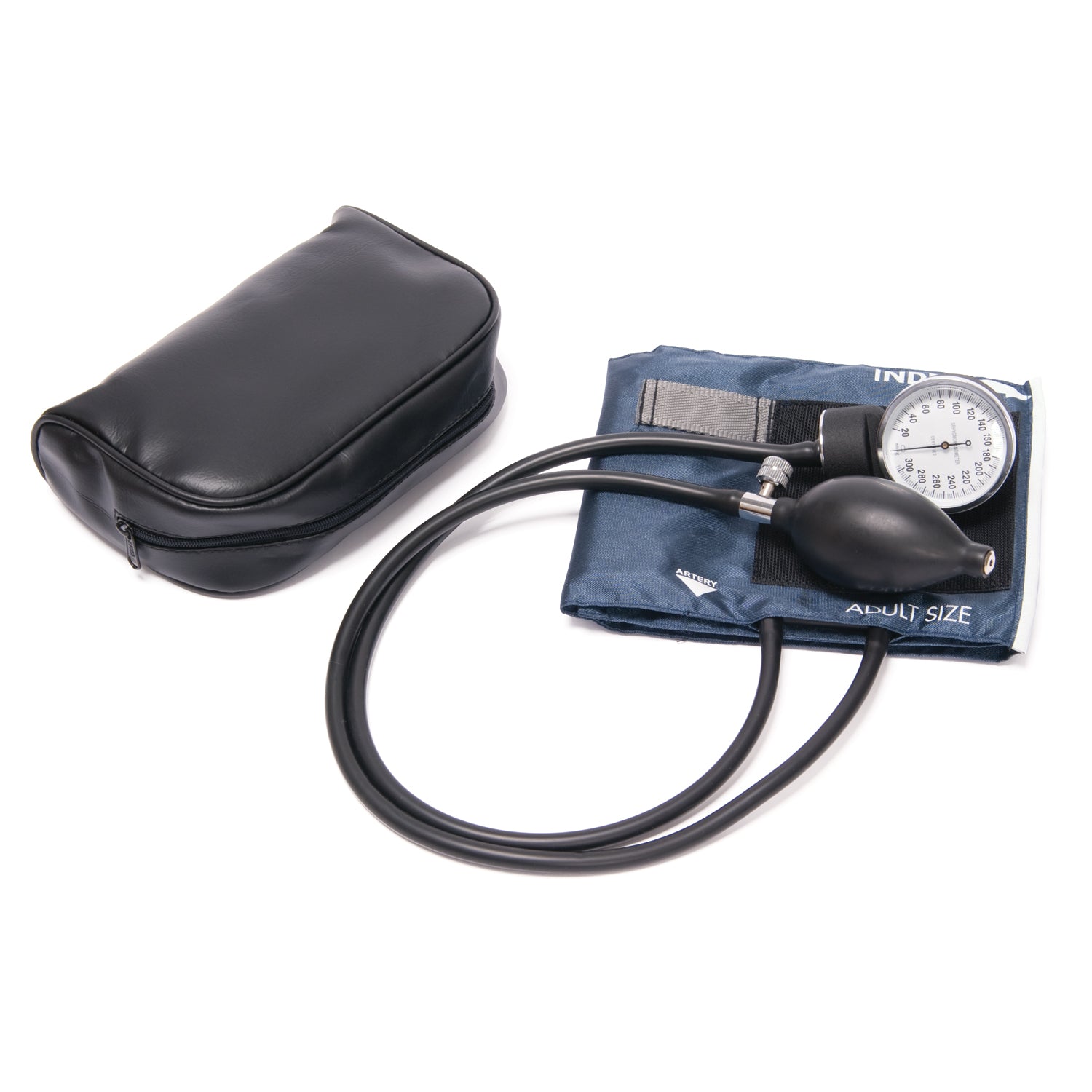 PRO ADVANTAGE® PREMIUM POCKET SPHYGMOMANOMETER Aneroid, Large Adult, Black, Latex Free (LF) (091325)
