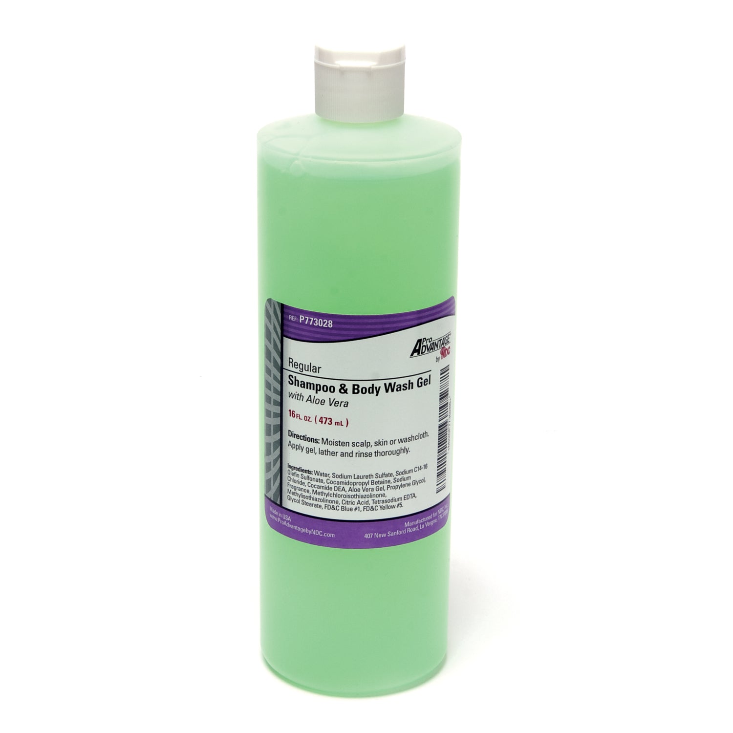 PRO ADVANTAGE® Shampoo & Body Wash, 16 oz Bottle, Flip Top Cap, 12/cs (115 cs/plt)