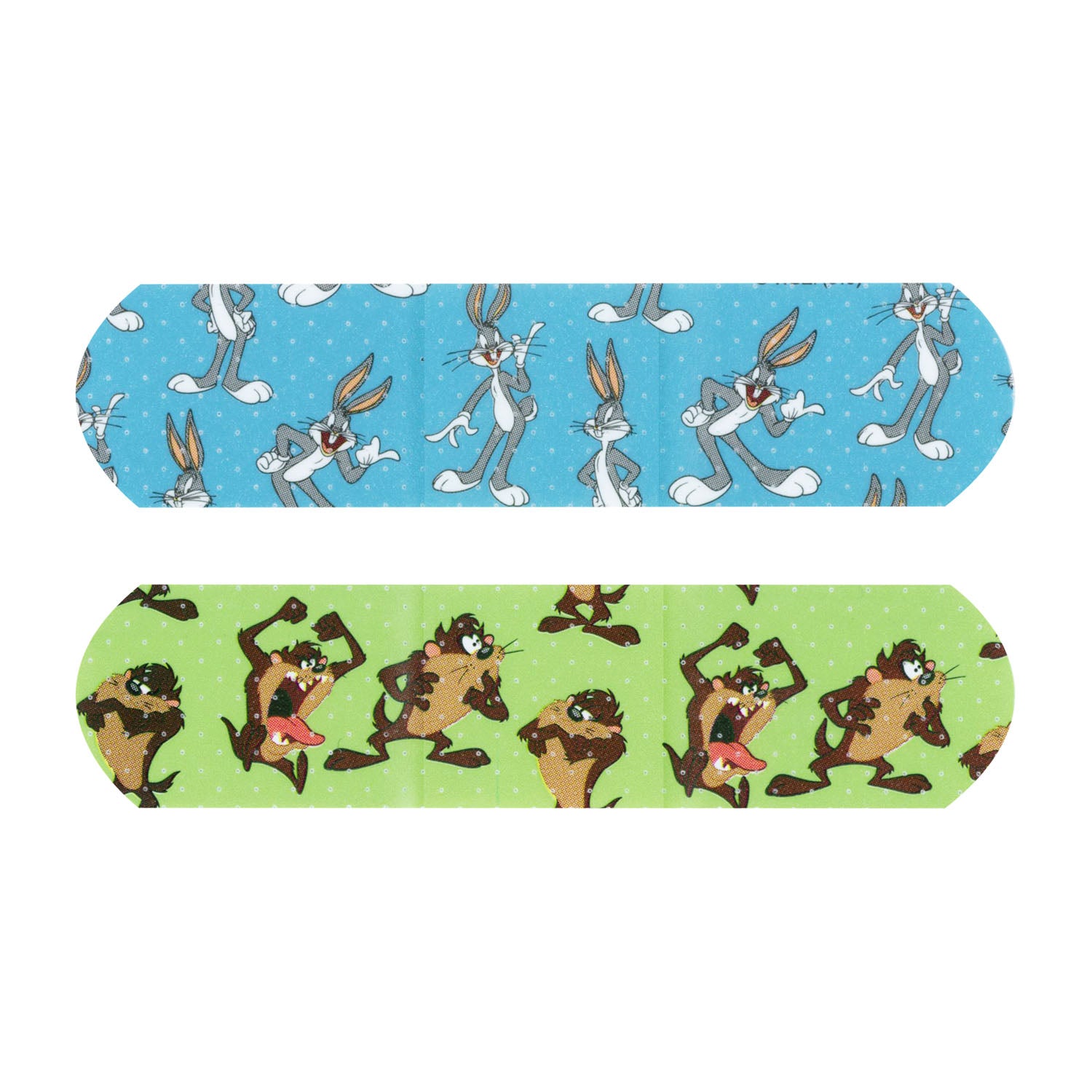 DUKAL CHILDREN‘S CHARACTER ADHESIVE BANDAGES Stat Strip® Adhesive Bandage, Looney Tunes™ Bugs Bunny & Tasmanian Devil, ¾" x 3". 100/bx, 12 bx/cs
