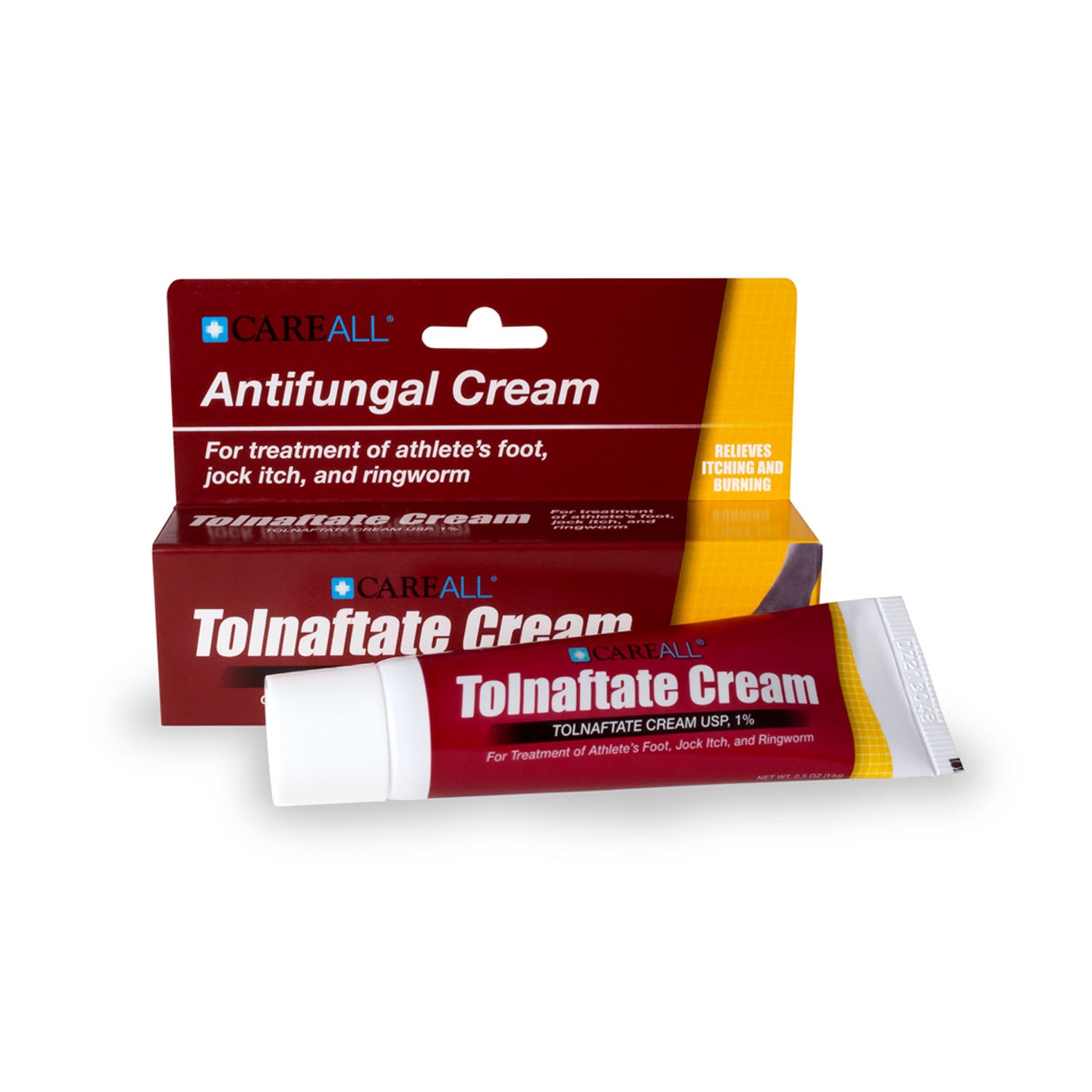 NEW WORLD IMPORTS CAREALL® ANTIFUNGAL CREAM CareAll® Tolnaftate Antifungal Cream, 0.5 oz, 24/bx, Compare to Active Ingredient in Tinactin® (Not Available for sale into Canada)