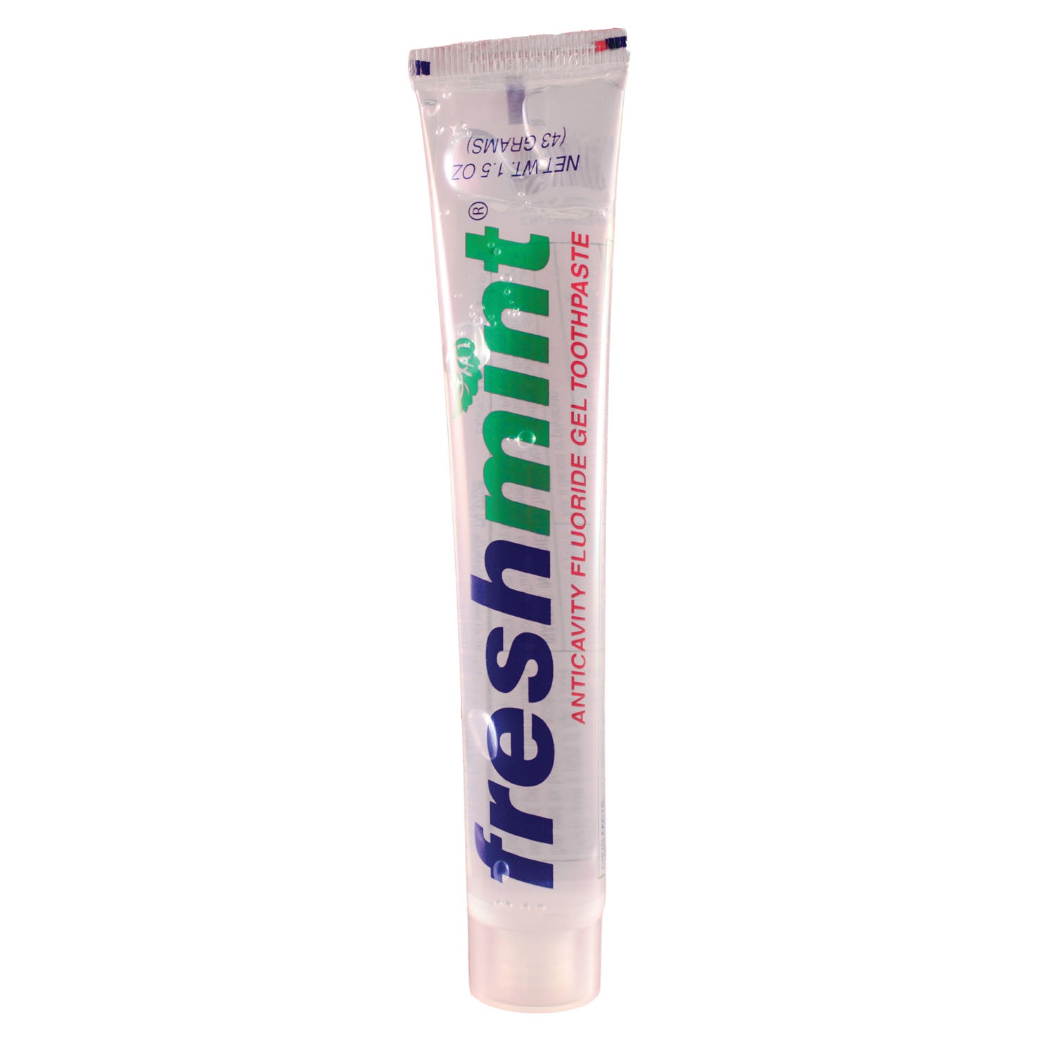 NEW WORLD IMPORTS FRESHMINT® CLEAR GEL TOOTHPASTE Anticavity Fluoride Gel Toothpaste, 1.5 oz, 144/cs