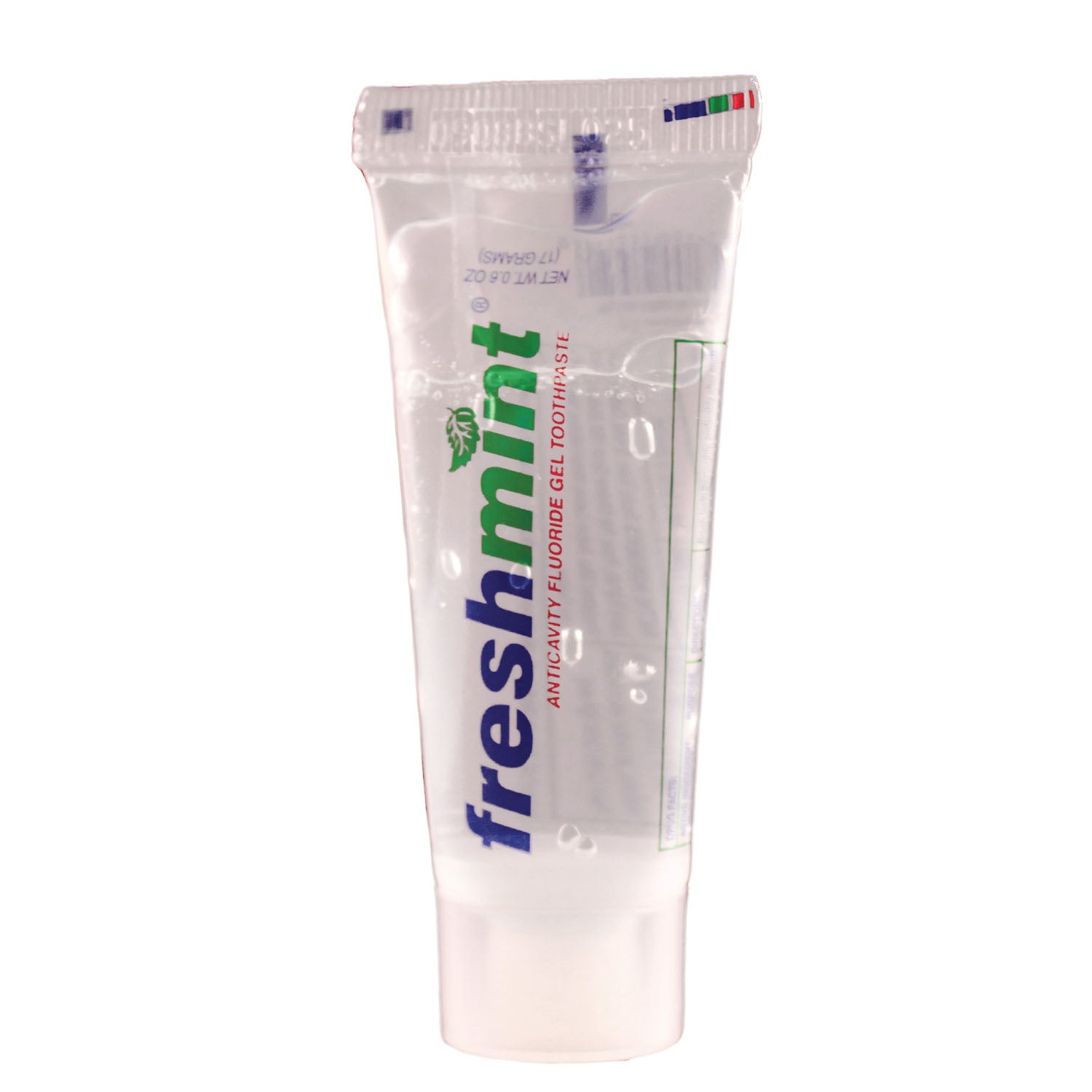 NEW WORLD IMPORTS FRESHMINT® CLEAR GEL TOOTHPASTE Anticavity Fluoride Gel Toothpaste, .6 oz, 144/bx, 5 bx/cs