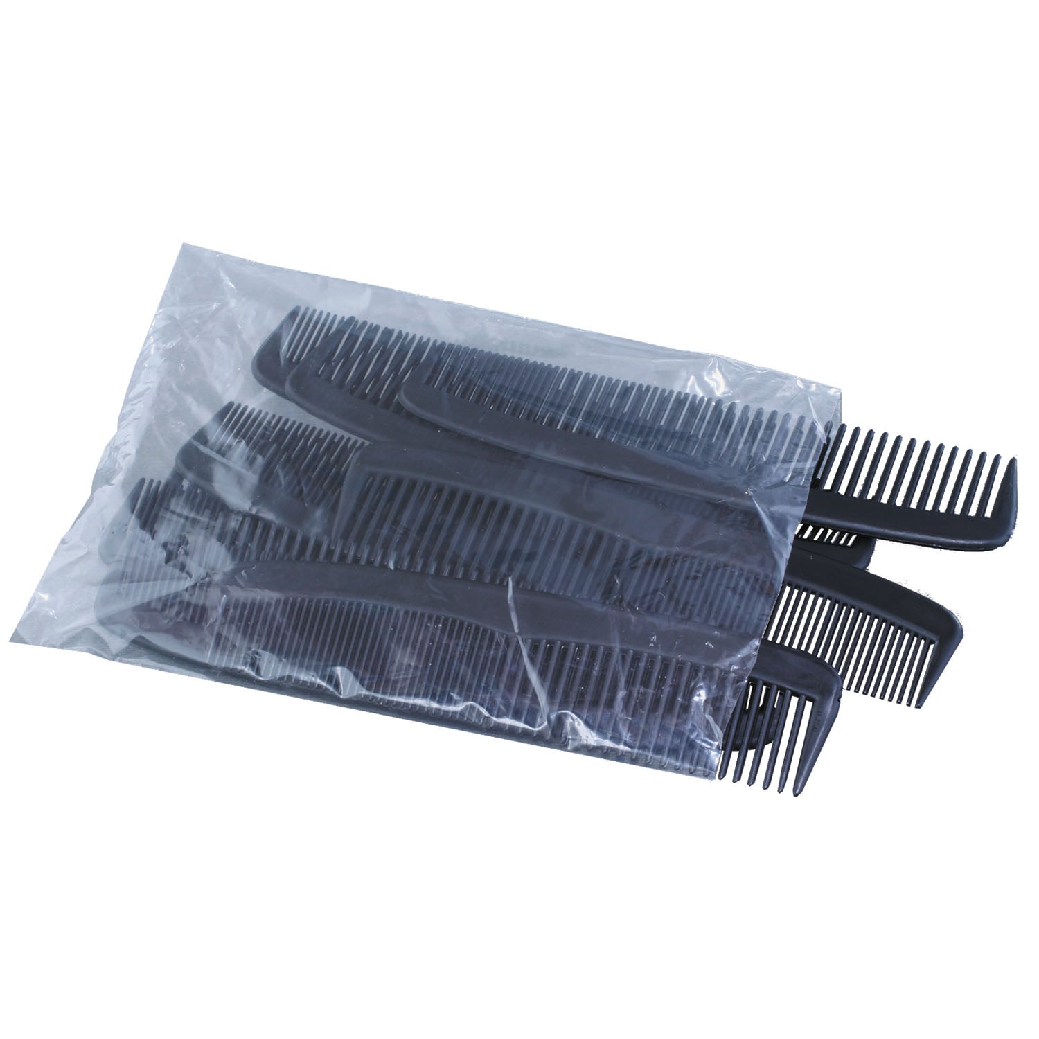 NEW WORLD IMPORTS COMBS "Comb, 5\" Black, 12/bg, 180 bg/cs"