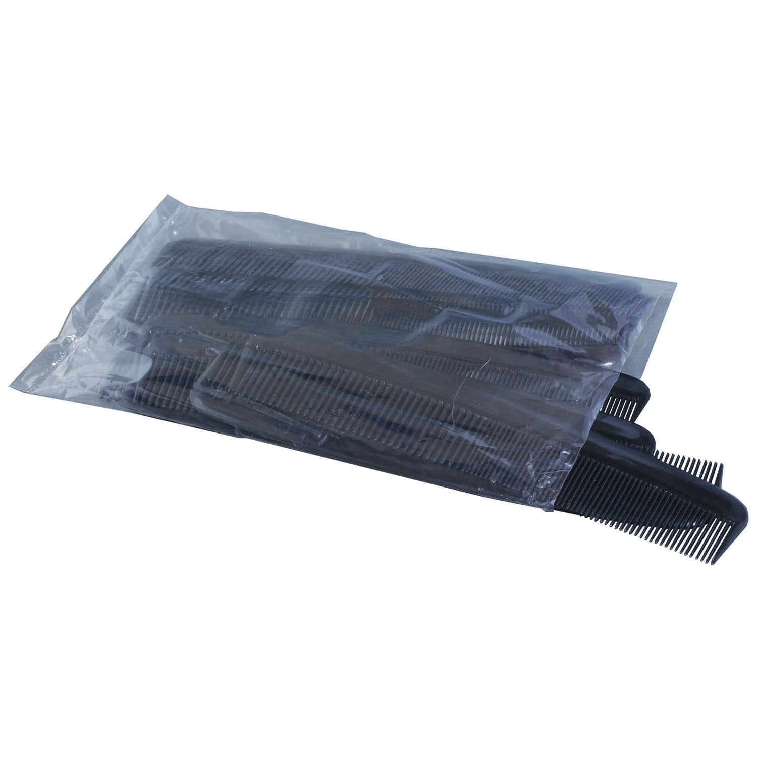 DUKAL DAWNMIST COMB & BRUSH Comb, Black, 7", 12/bg, 120/cs