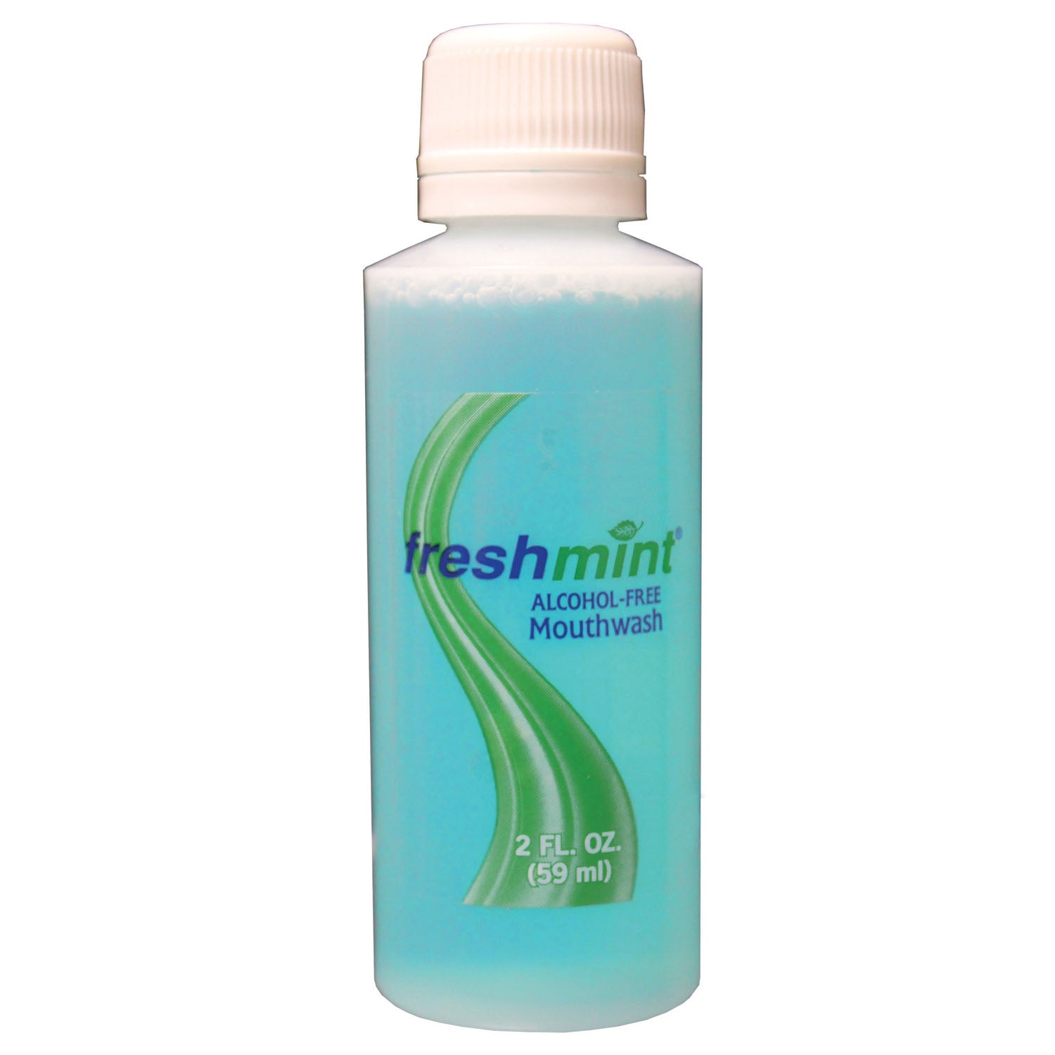 NEW WORLD IMPORTS FRESHMINT® MOUTHWASH Alcohol Free Mouthwash, 2 oz, 96/cs (Made in USA) (Please see document on Vendor Information Page for more details on proper use of this product)