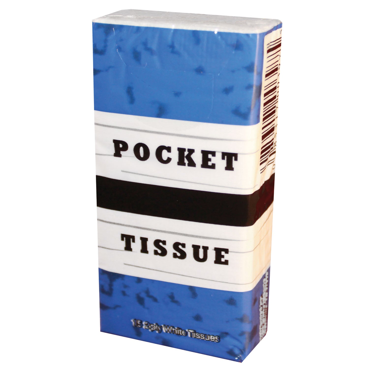 NEW WORLD IMPORTS POCKET TISSUE Tissue, 2-Ply, 15 ct/pk, 10 pk/bg, 36 bg/cs