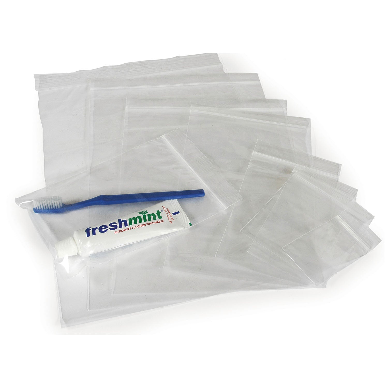 NEW WORLD IMPORTS RECLOSABLE BAGS "Reclosable Clear Bag, 2 mil, 6\" x 9\", 100/bg, 10 bg/cs"