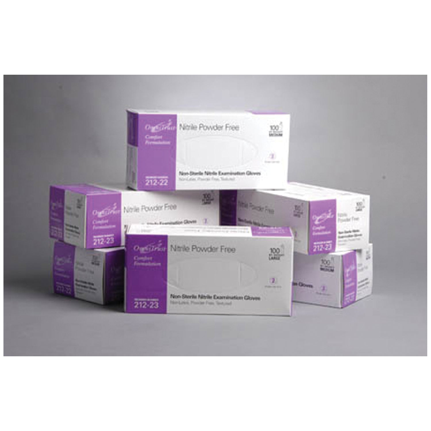 OMNI INTERNATIONAL OMNITRUST™ NITRILE POWDER FREE EXAMINATION GLOVE Exam Glove, Nitrile, Large, Powder Free