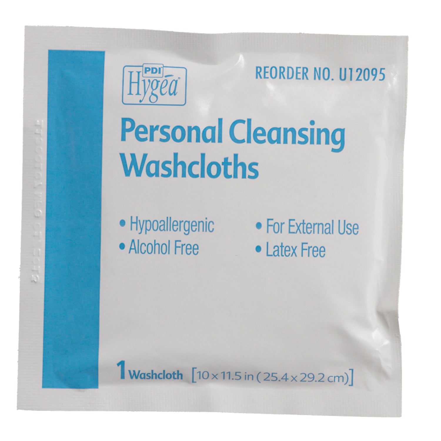 PDI HYGEA® FLUSHABLE PERSONAL CLEANSING CLOTHS Multi-Purpose Washcloths, Individually Packed, 400/cs