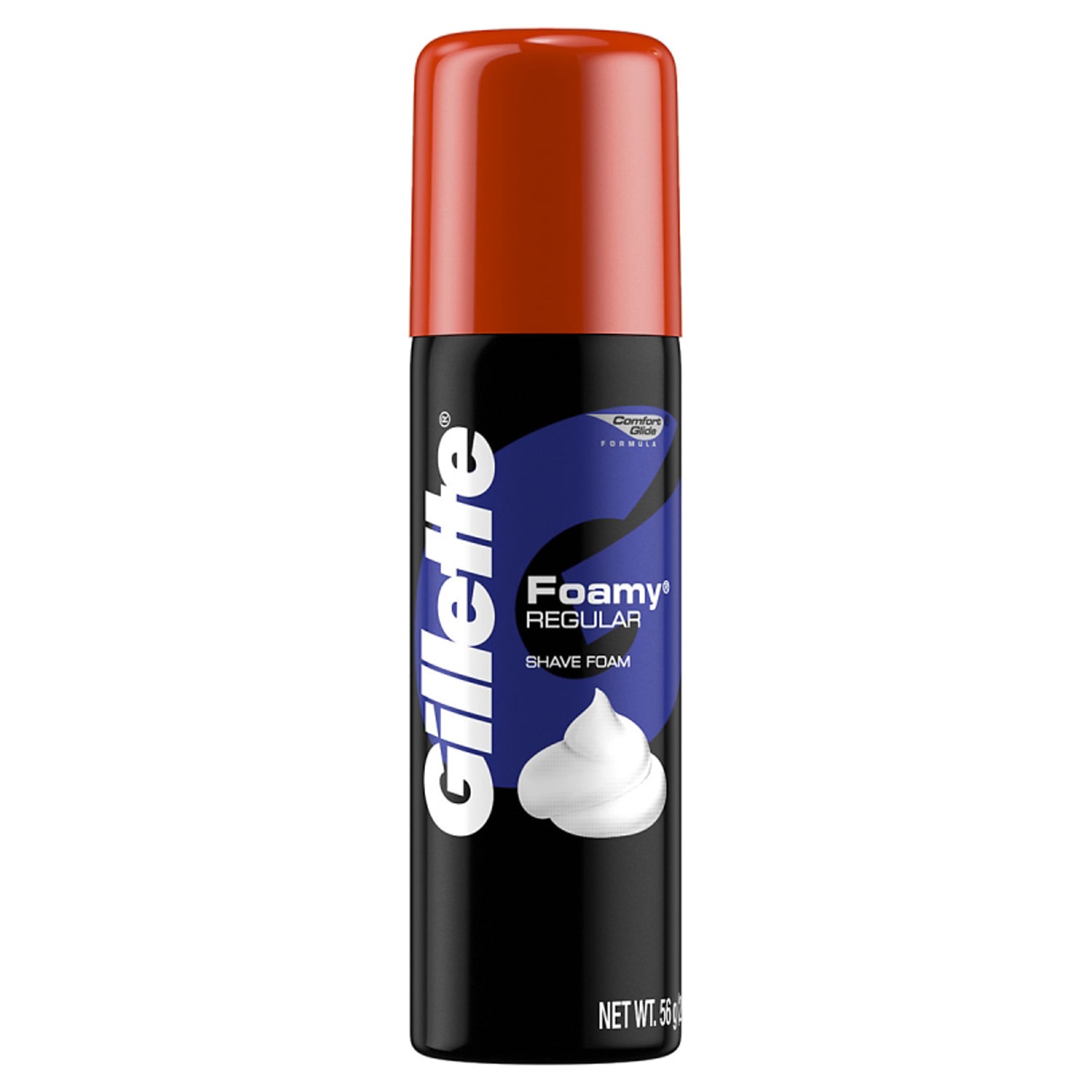 P&G DISTRIBUTING GILLETTE Shaving Cream, Foamy, 2 oz, 48/cs (HAZMAT Fees Apply, cannot ship via Air or to AK, GU, HI, MP, PR, VI)