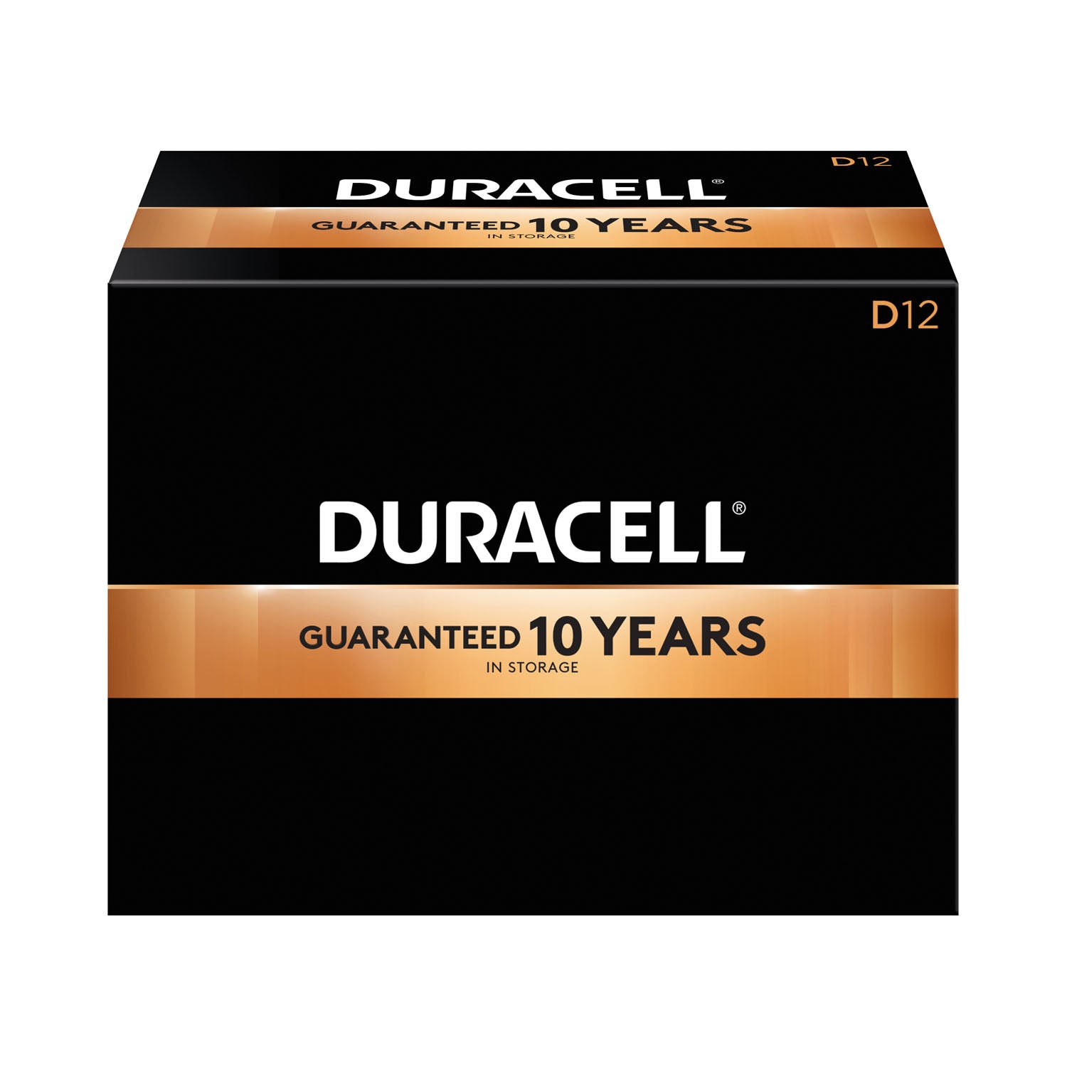 DURACELL® COPPERTOP® ALKALINE WITH DURALOCK POWER PRESERVE™ TECHNOLOGY Battery, Alkaline, Size D, 12/bx, 6 bx/cs