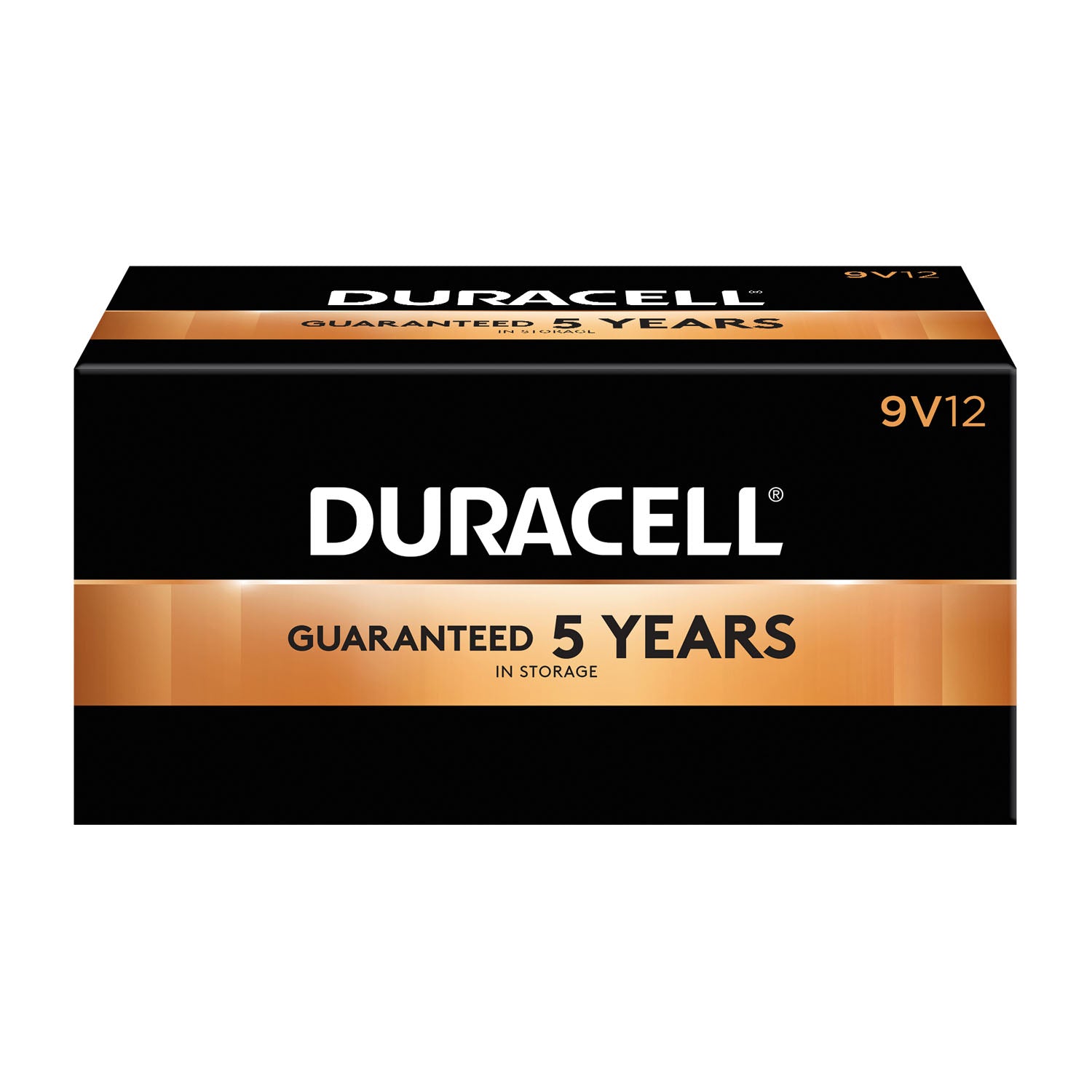 DURACELL® COPPERTOP® ALKALINE WITH DURALOCK POWER PRESERVE™ TECHNOLOGY Battery, Alkaline, Size 9V, 12/bx, 6 bx/cs