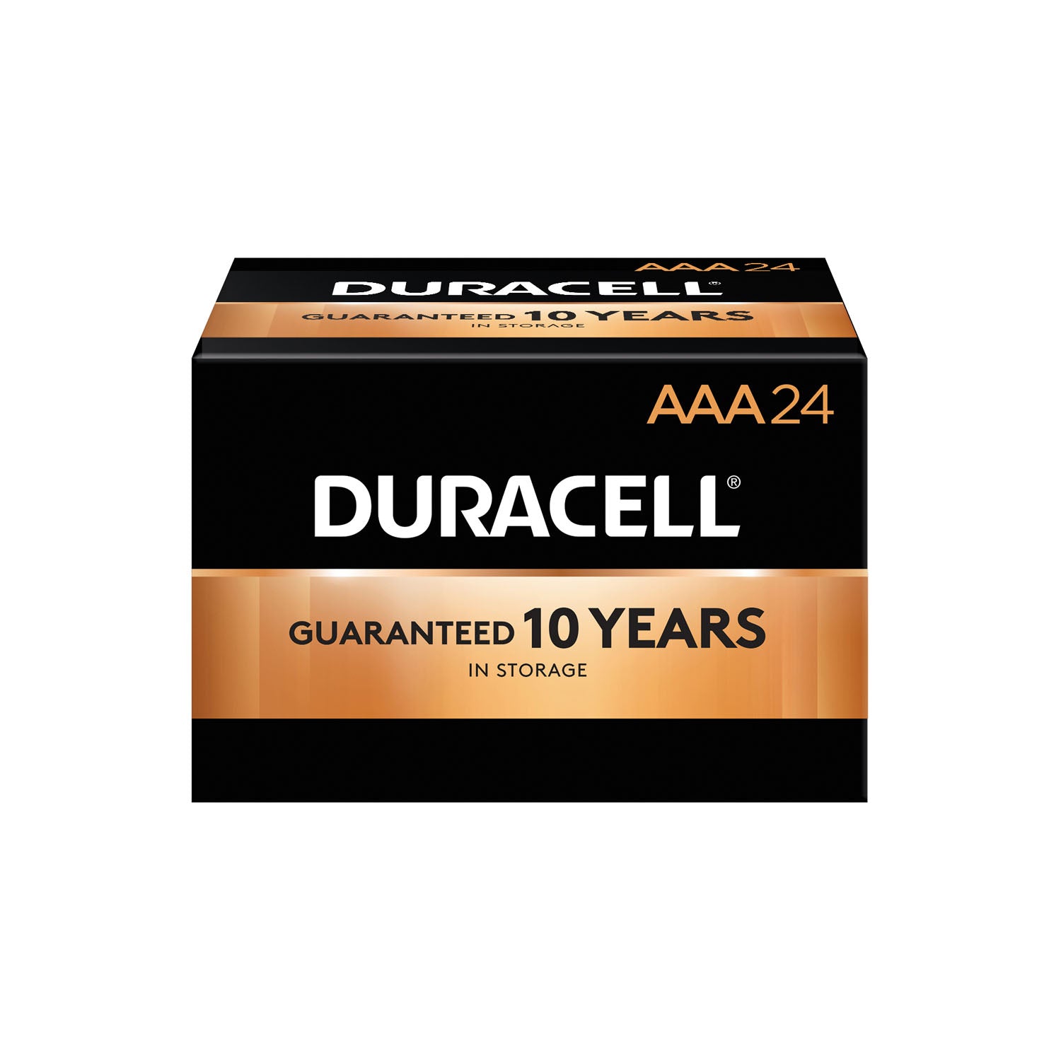 DURACELL® COPPERTOP® ALKALINE BATTERY WITH DURALOCK POWER PRESERVE™ TECHNOLOGY Battery, Alkaline, Size AAA, 24/bx, 6 bx/cs