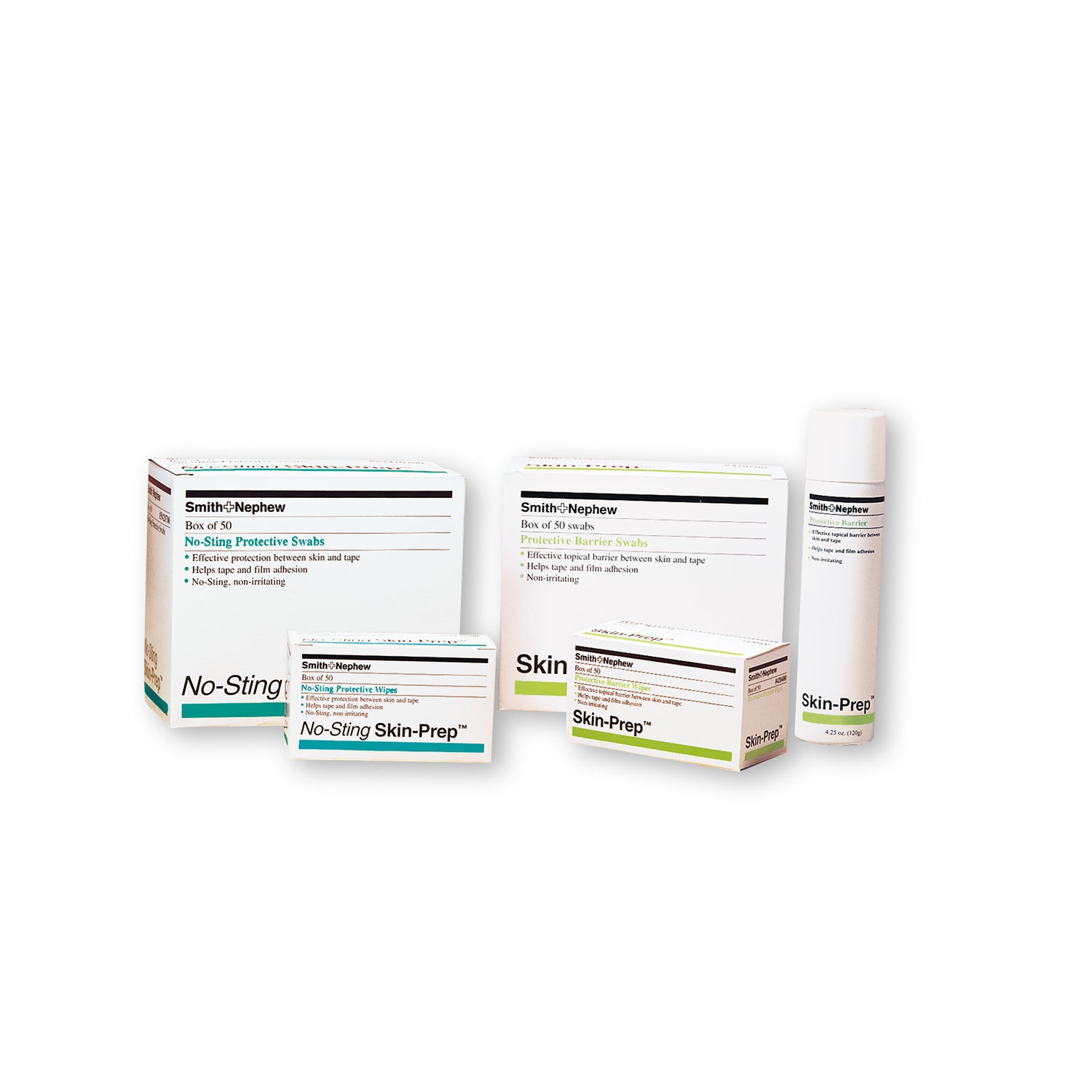 SMITH & NEPHEW SKIN-PREP® PROTECTIVE DRESSINGS Wipes Liquid Dressing, 50/pkg, 20 pkg/cs (HAZMAT Fees Apply, cannot ship via Air or to AK, GU, HI, MP, PR, VI)