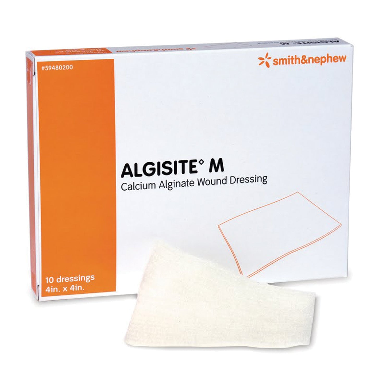 SMITH & NEPHEW ALGISITE™ M CALCIUM ALGINATE DRESSING "Calcium Alginate Dressing, 4\" x 4\", 10/pkg, 10 pkg/cs "