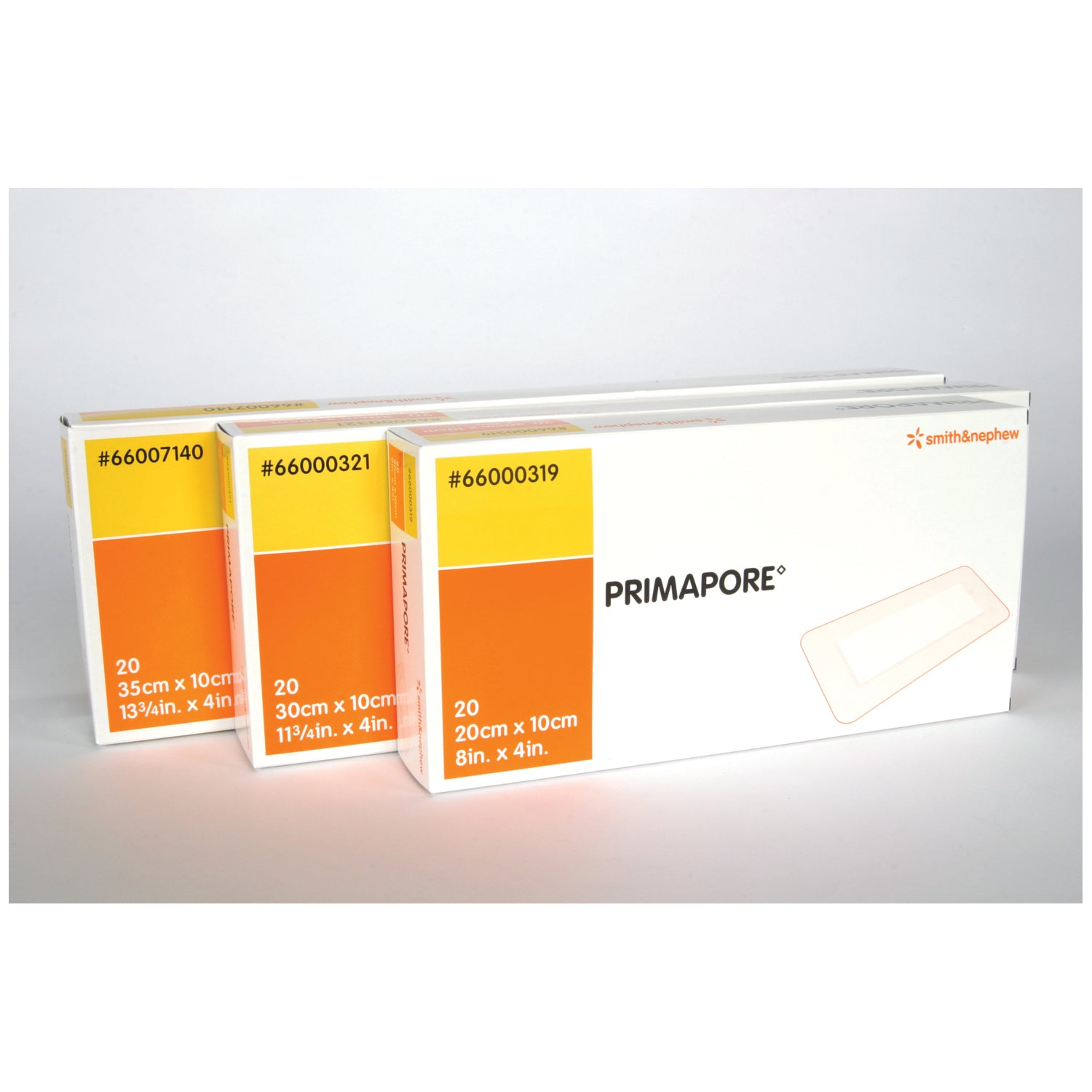 SMITH & NEPHEW PRIMAPORE™ SPECIALTY ABSORBENT DRESSINGS "Absorbent Dressing, 113/4\" x 4\", 20/pkg, 10 pkg/cs "