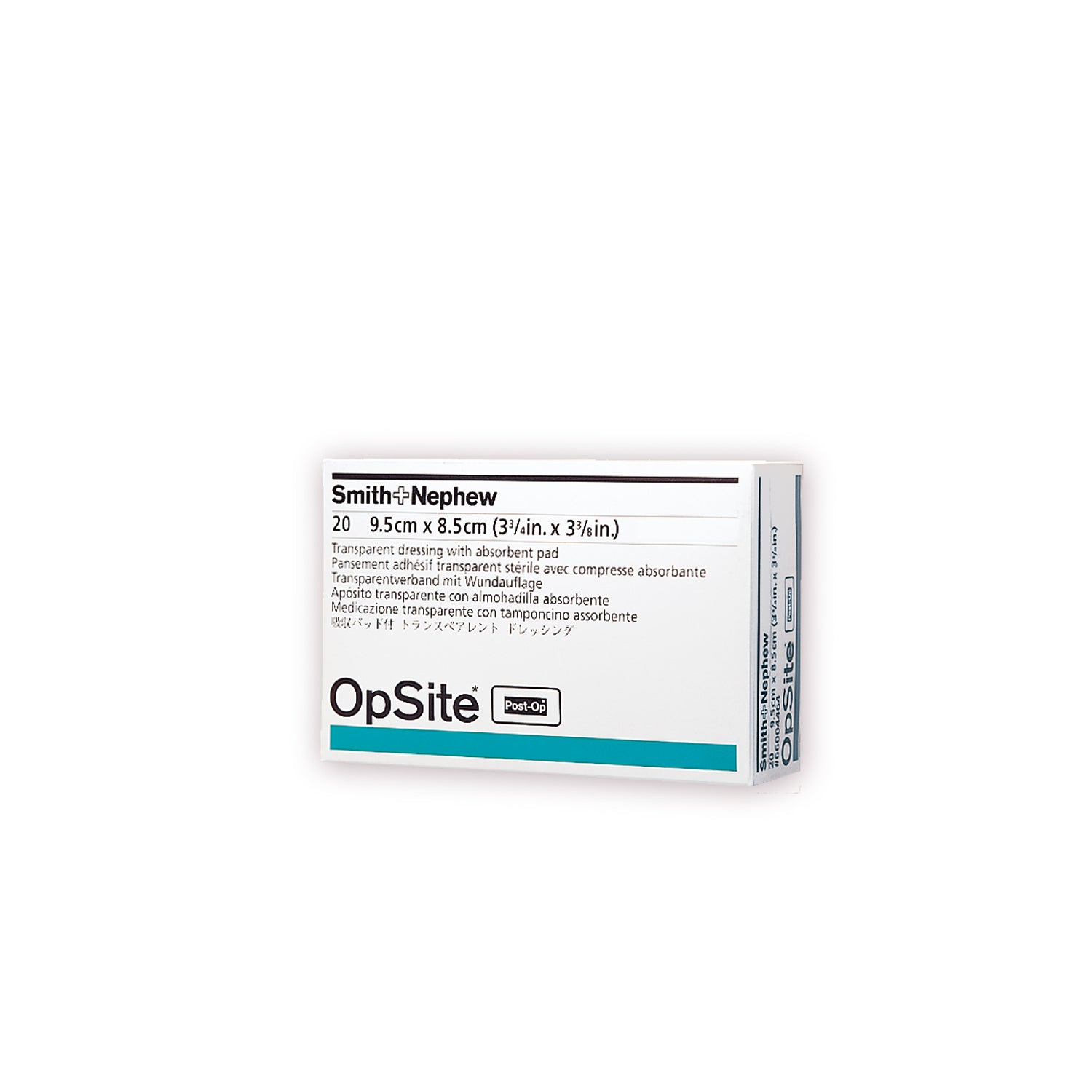 SMITH & NEPHEW OPSITE™ POST-OP COMPOSITE DRESSINGS "Composite Dressing, 33/4\" x 3-3/8\", 20/bx, 10 bx/cs "