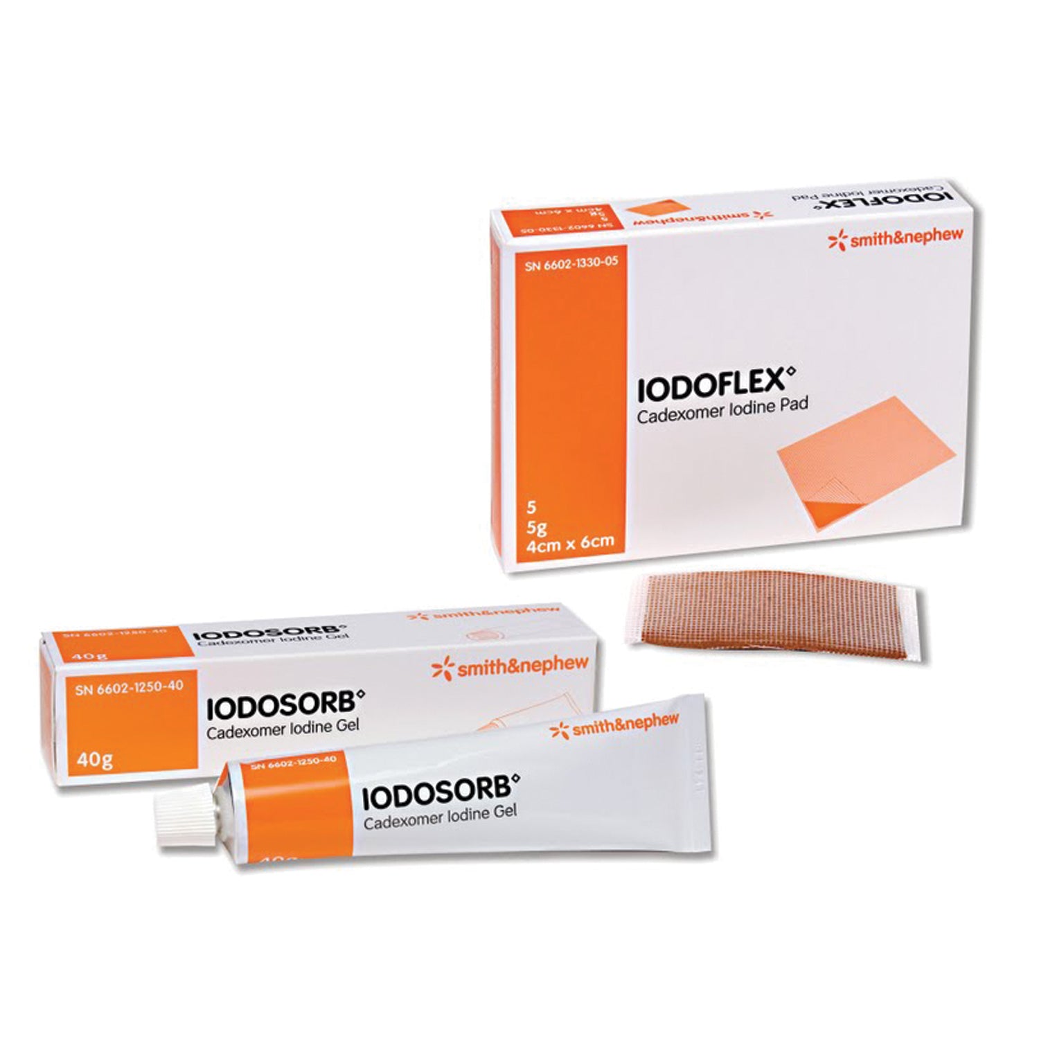 SMITH & NEPHEW IODOFLEX WOUND GEL PADS Iodoflex Wound Pad, 3 x 10gm