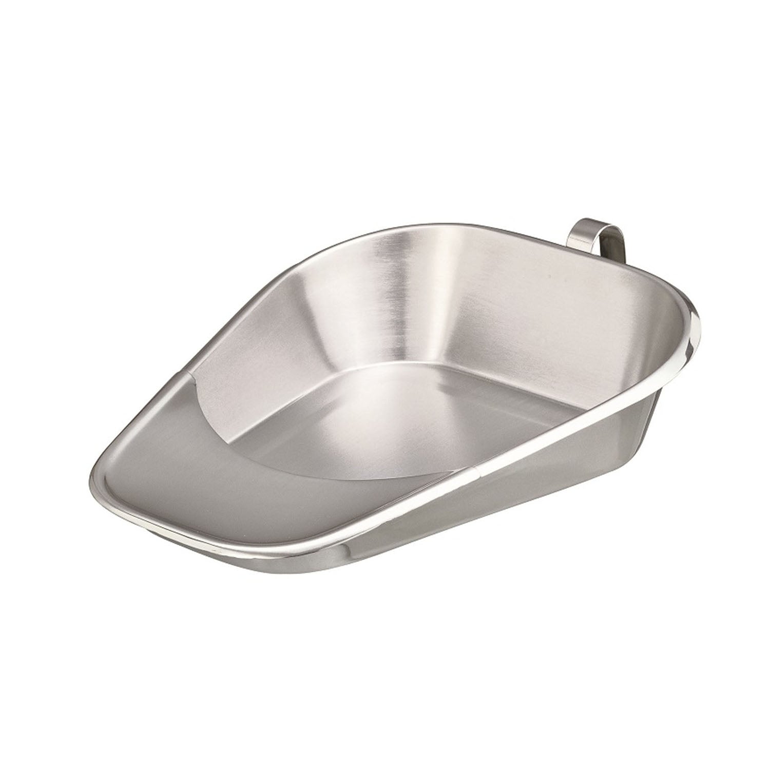 DUKAL TECH-MED BEDPANS "Fracture Bedpan, 11-7/8\" x 9.5\" x 2-7/8\", Stainless Steel"
