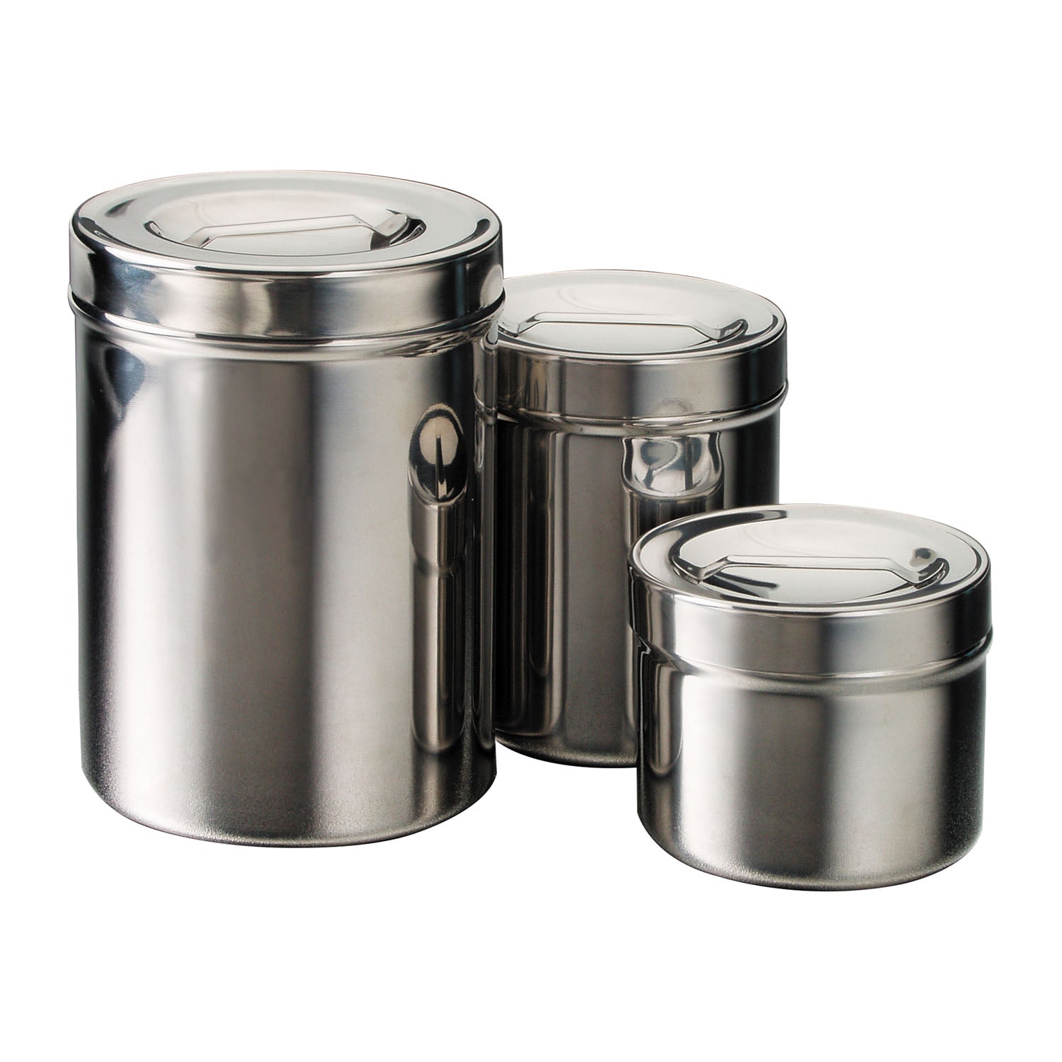 DUKAL TECH-MED S Dressing Jar, 1 Qt, Stainless Steel