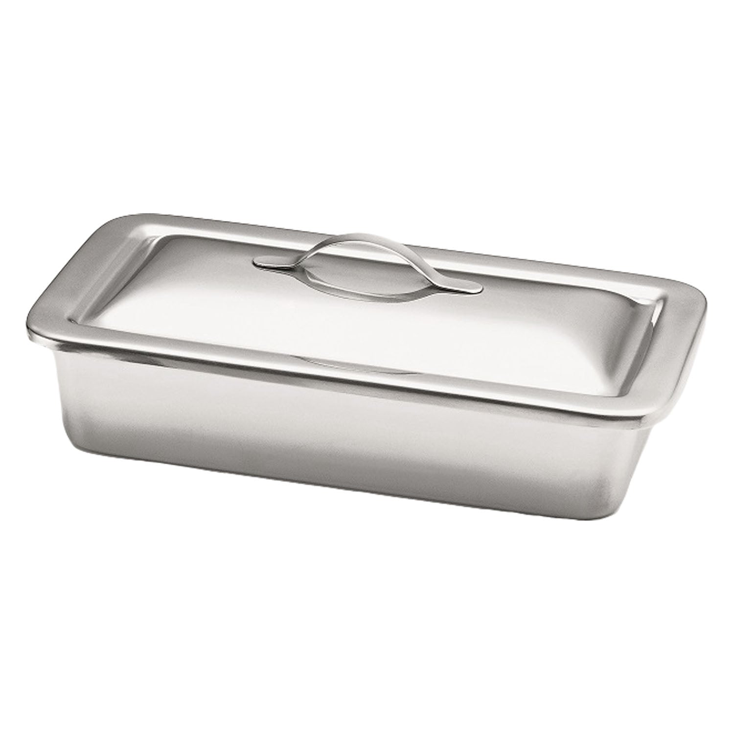 DUKAL TECH-MED INSTRUMENT TRAYS "Instrument Tray, with Strap Handle, 8-7/8\" x 5\" x 2\", Stainless Steel"