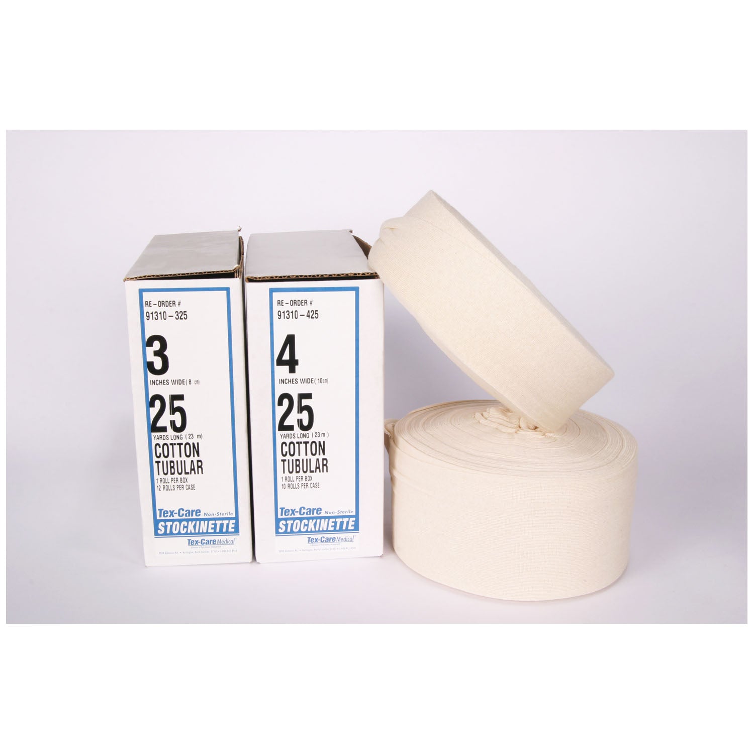 TEX-CARE MEDICAL COTTON STOCKINETTE "Stockinette, Cotton, 4\" x 25 yds"