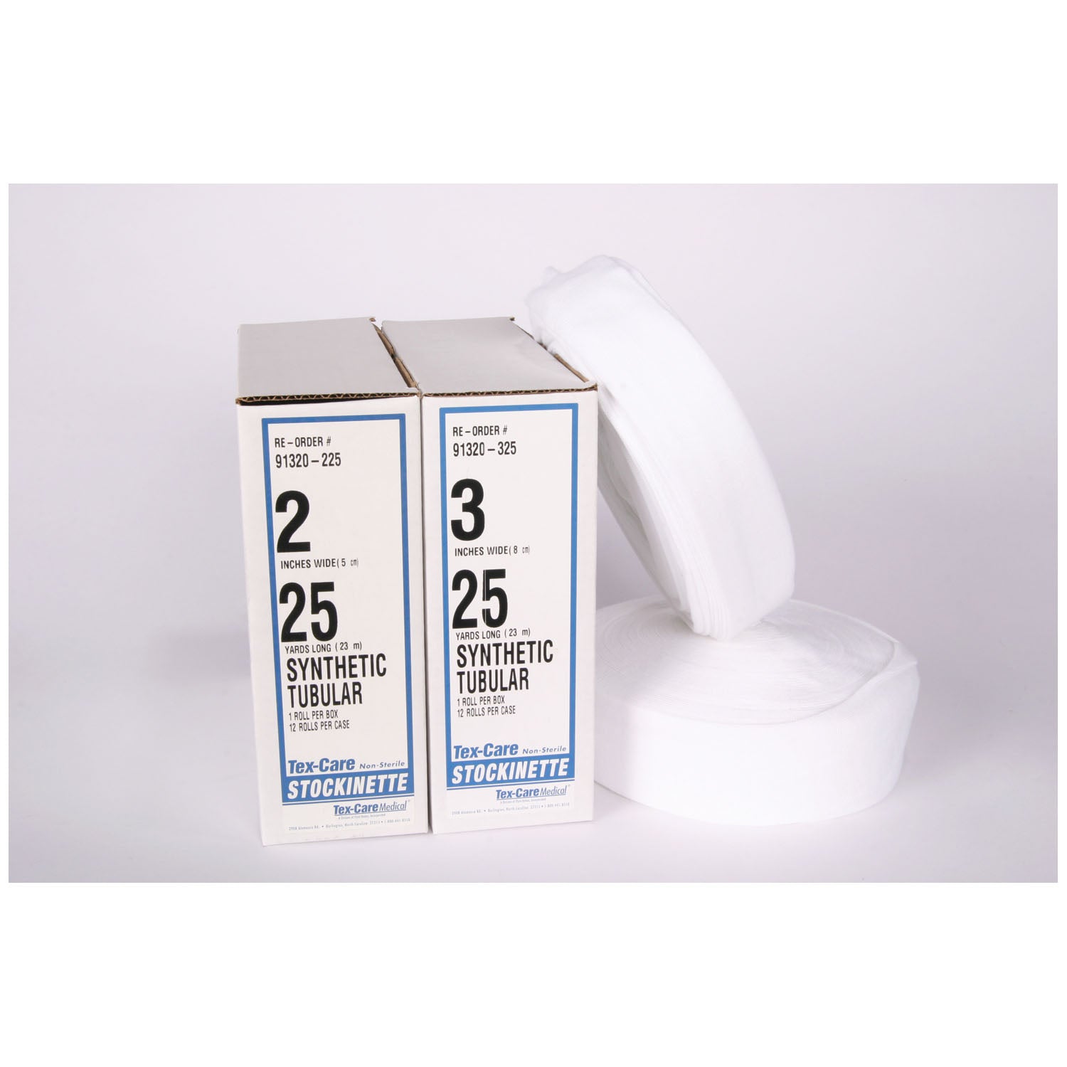 TEX-CARE MEDICAL SYNTHETIC STOCKINETTE "Stockinette, Synthetic, 3\" x 25 yds"