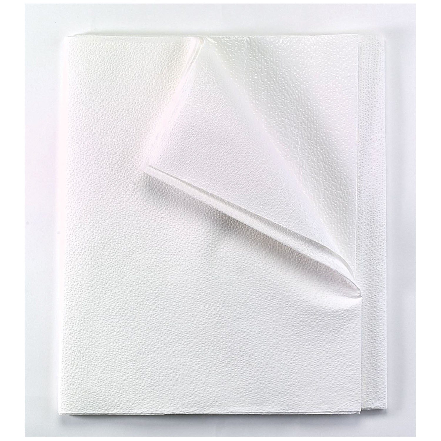 TIDI EQUIPMENT DRAPE SHEET "Equipment Drape Sheet/ Stretcher Sheet, Tissue/ Poly, 60\" x 96\", White, 25/cs"