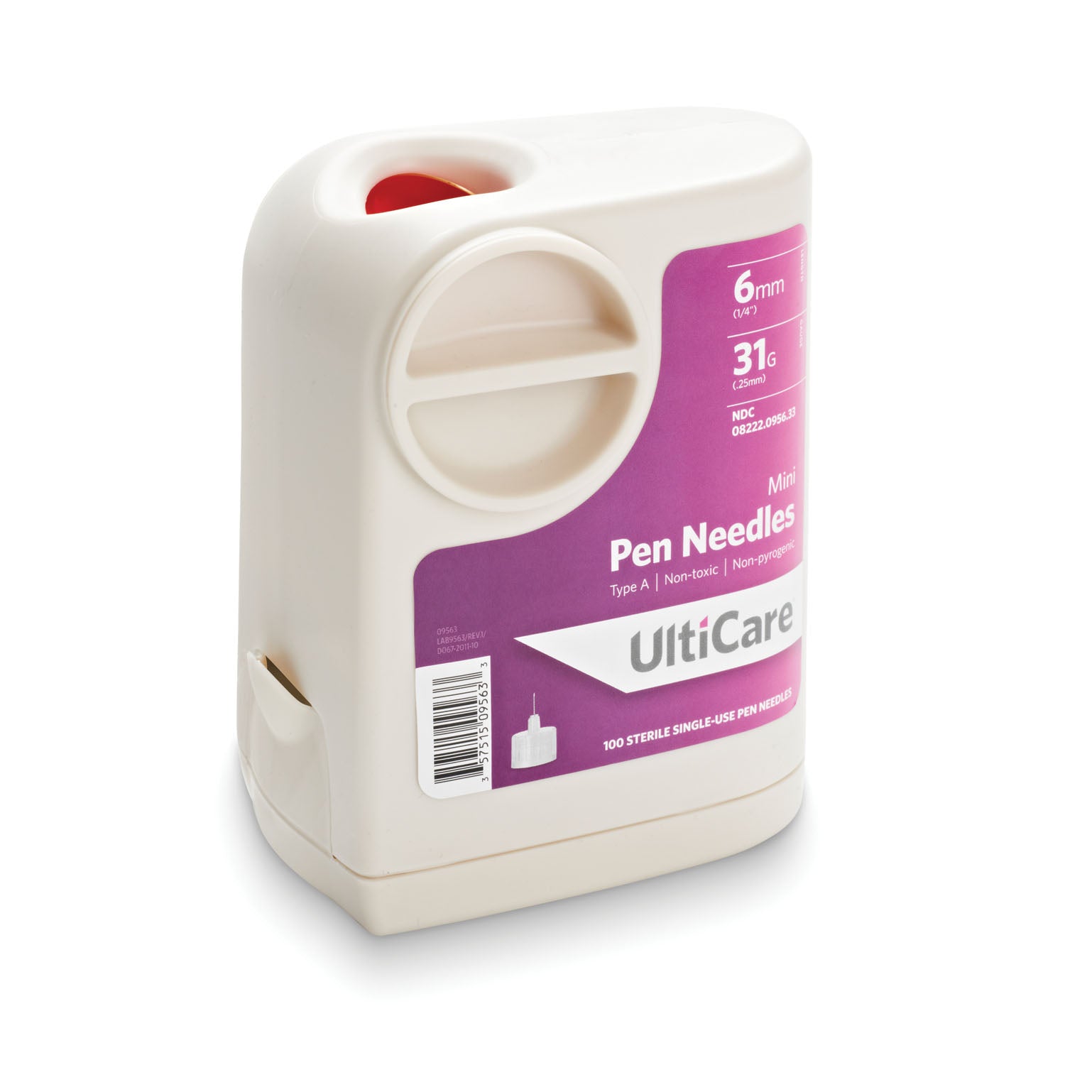 ULTIMED ULTICARE ULTIGUARD PEN NEEDLES "Pen Needle, 6mm Depth, 31G x 1/4\", 100/bx"