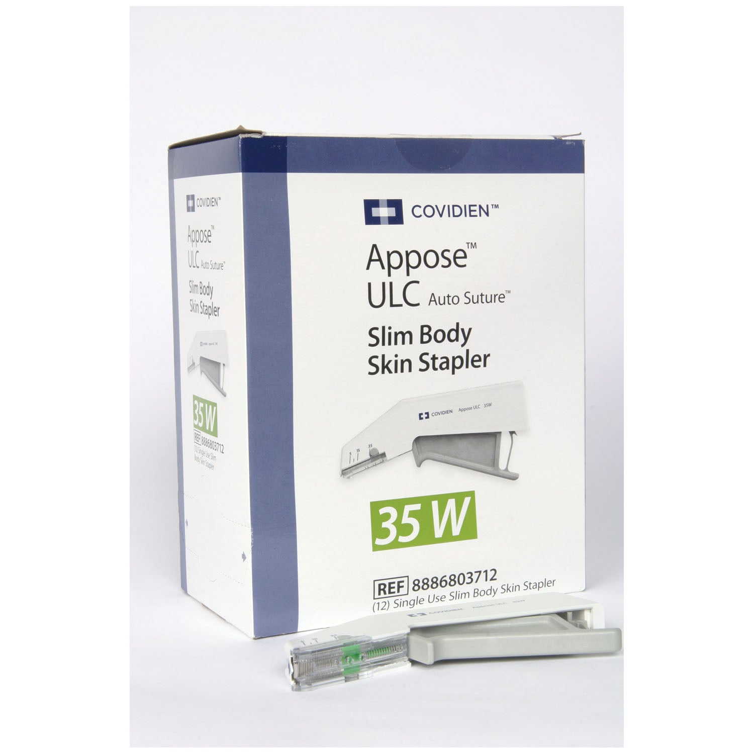 MEDTRONIC APPOSE™ ULC Skin Stapler, 35 Wide Staples, 12/bx