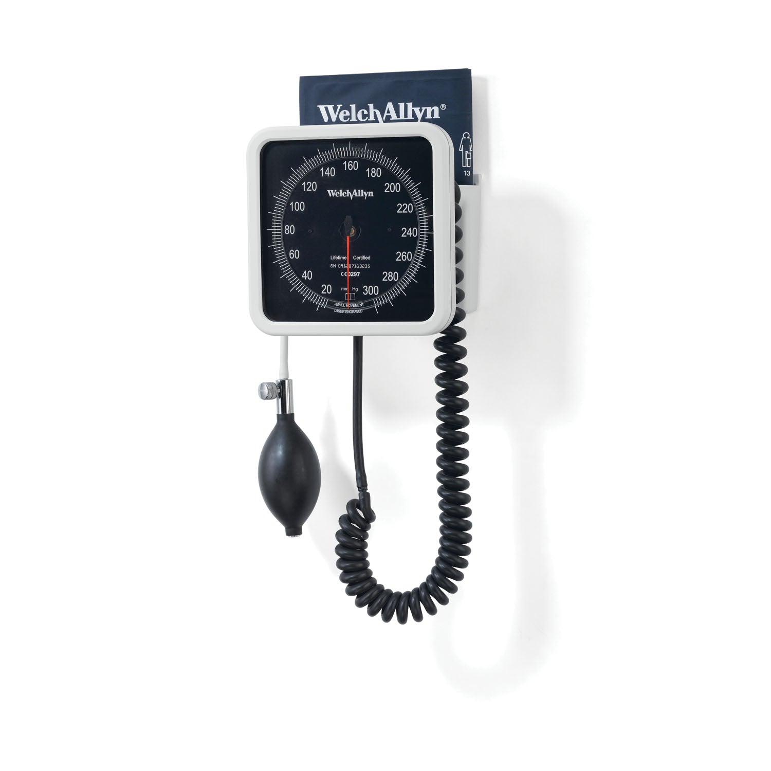 WELCH ALLYN 767 SERIES WALL & MOBILE ANEROIDS 767 Wall Aneroid & Adult Cuff