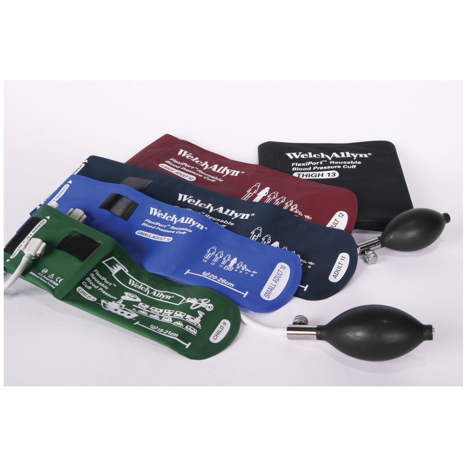 WELCH ALLYN REUSABLE FLEXIPORT S Cuff, Reusable, Large Adult